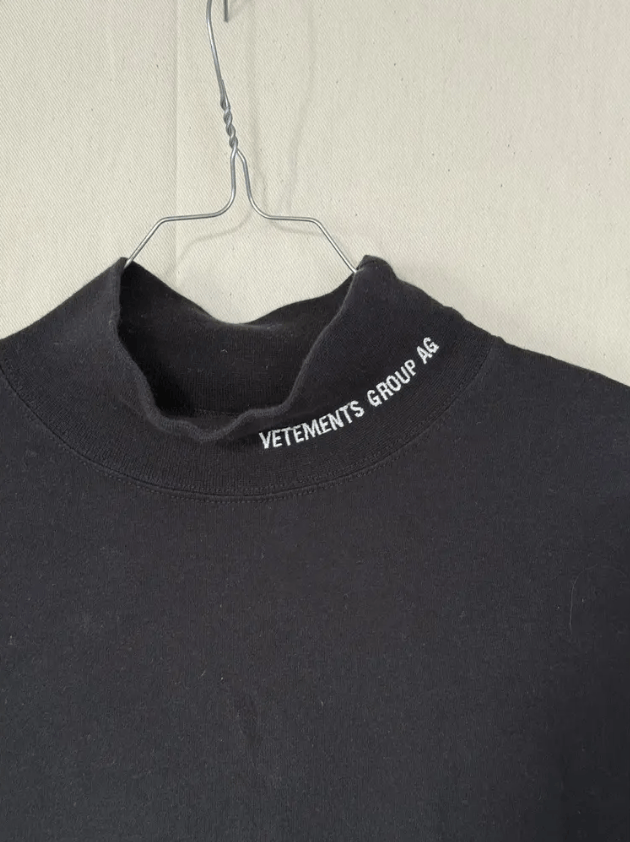 Vetements Vetements black turtleneck, summer 2018 Size US XS / EU 42 / 0 - 2 Thumbnail