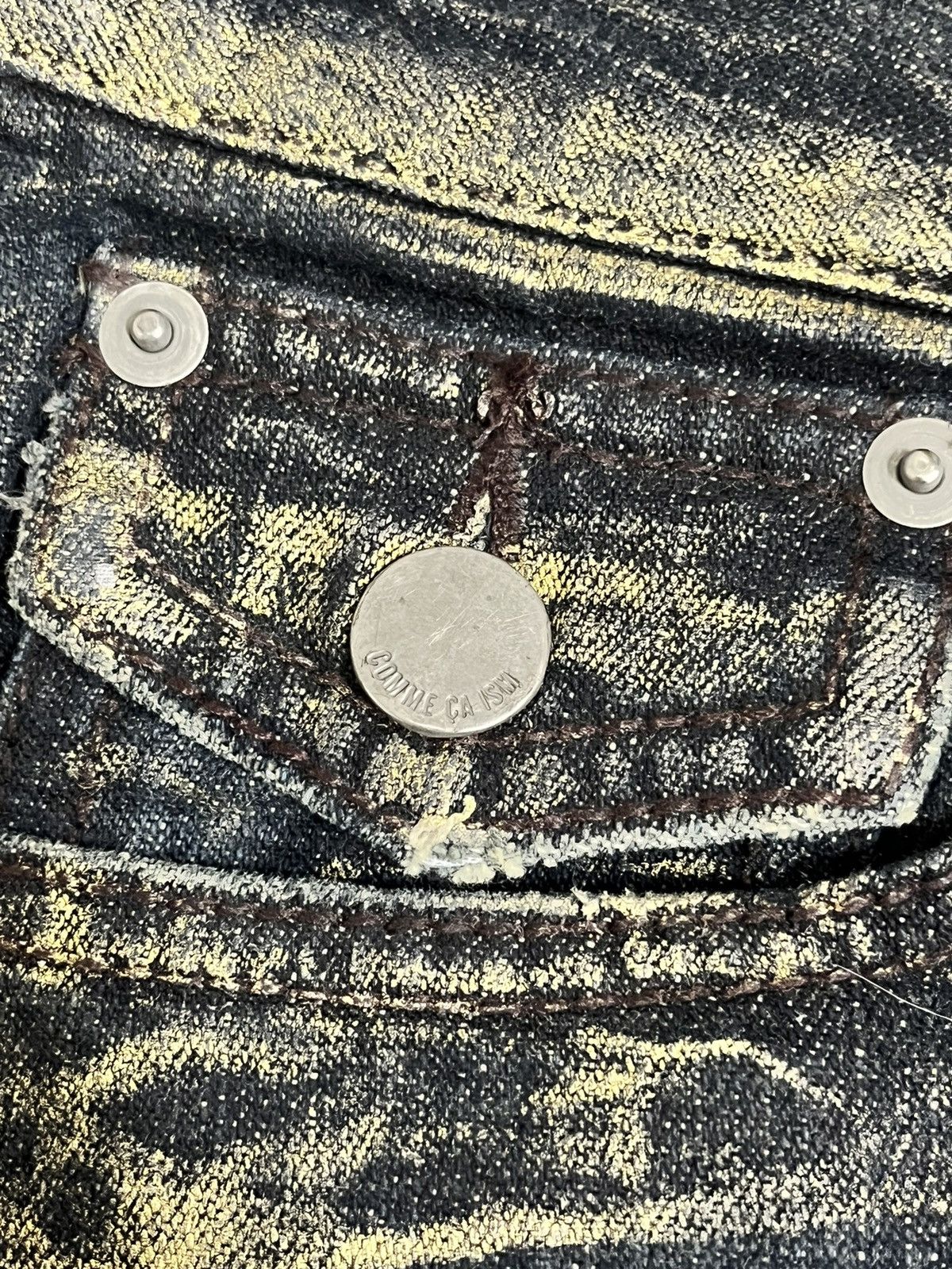 Comme Ca Ism Comme Ca Ism Flare Gold Jeans Size US 30 / EU 46 - 15 Thumbnail