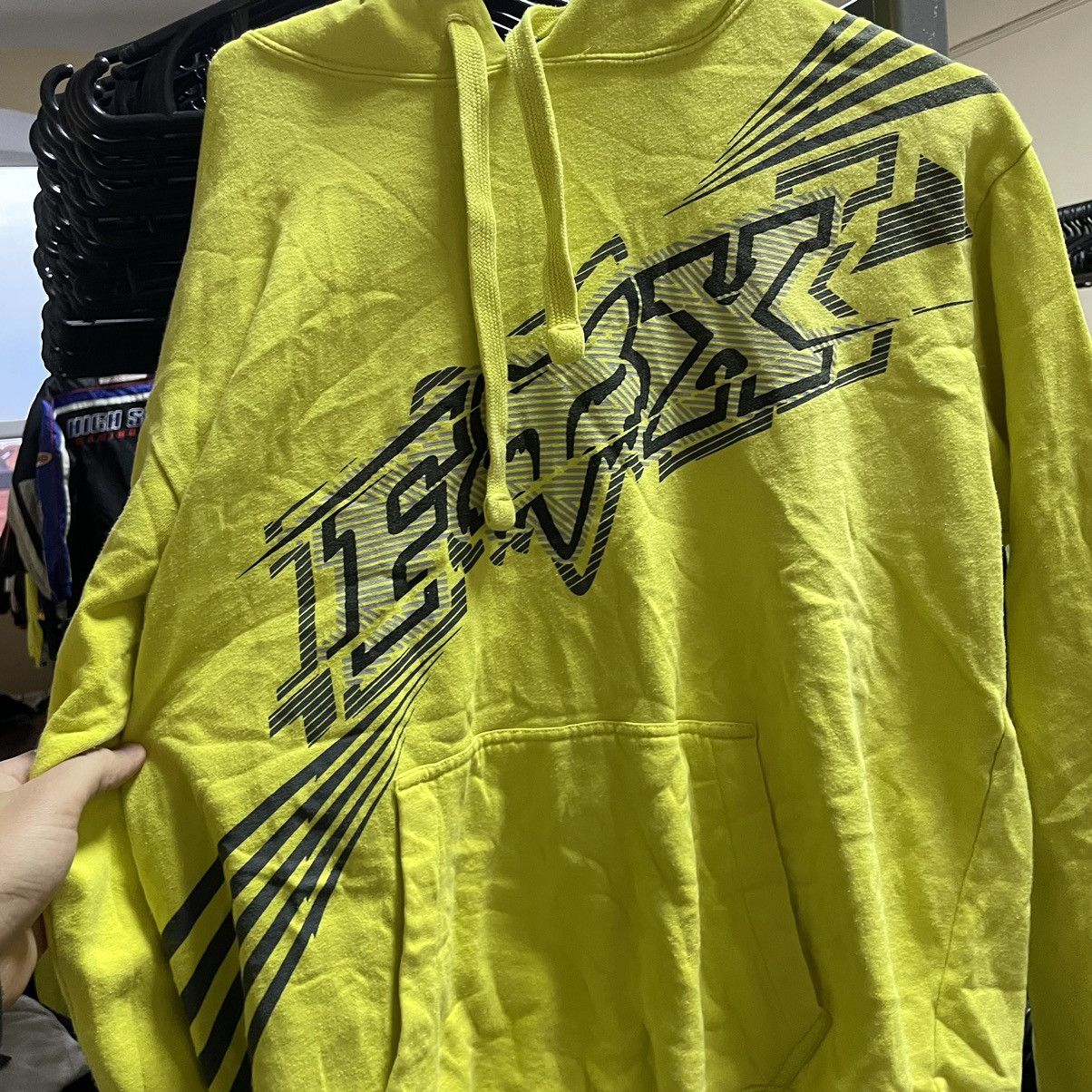 Fox Racing × Vintage Fox Vintage Y2K Cyber Grunge Skater Baggy Motocross Hoodie Size US L / EU 52-54 / 3 - 2 Thumbnail