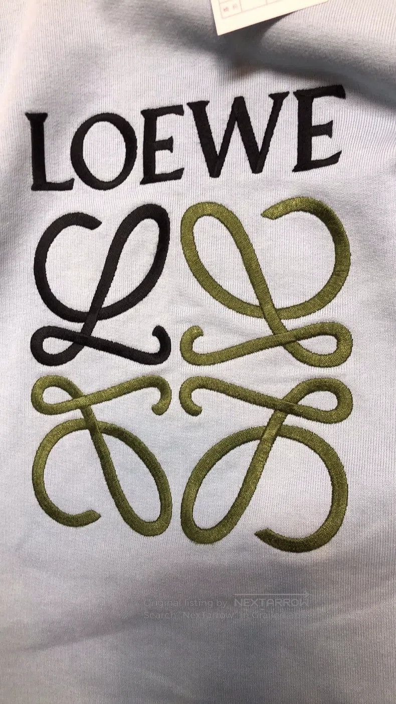 Loewe Loewe Sky blue vine logo round-neck hoodie Size M / US 6-8 / IT 42-44 - 7 Thumbnail