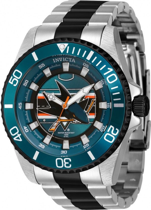 Invicta × NHL NHL San Jose Sharks Quartz Men's Watch Size ONE SIZE - 1 Thumbnail