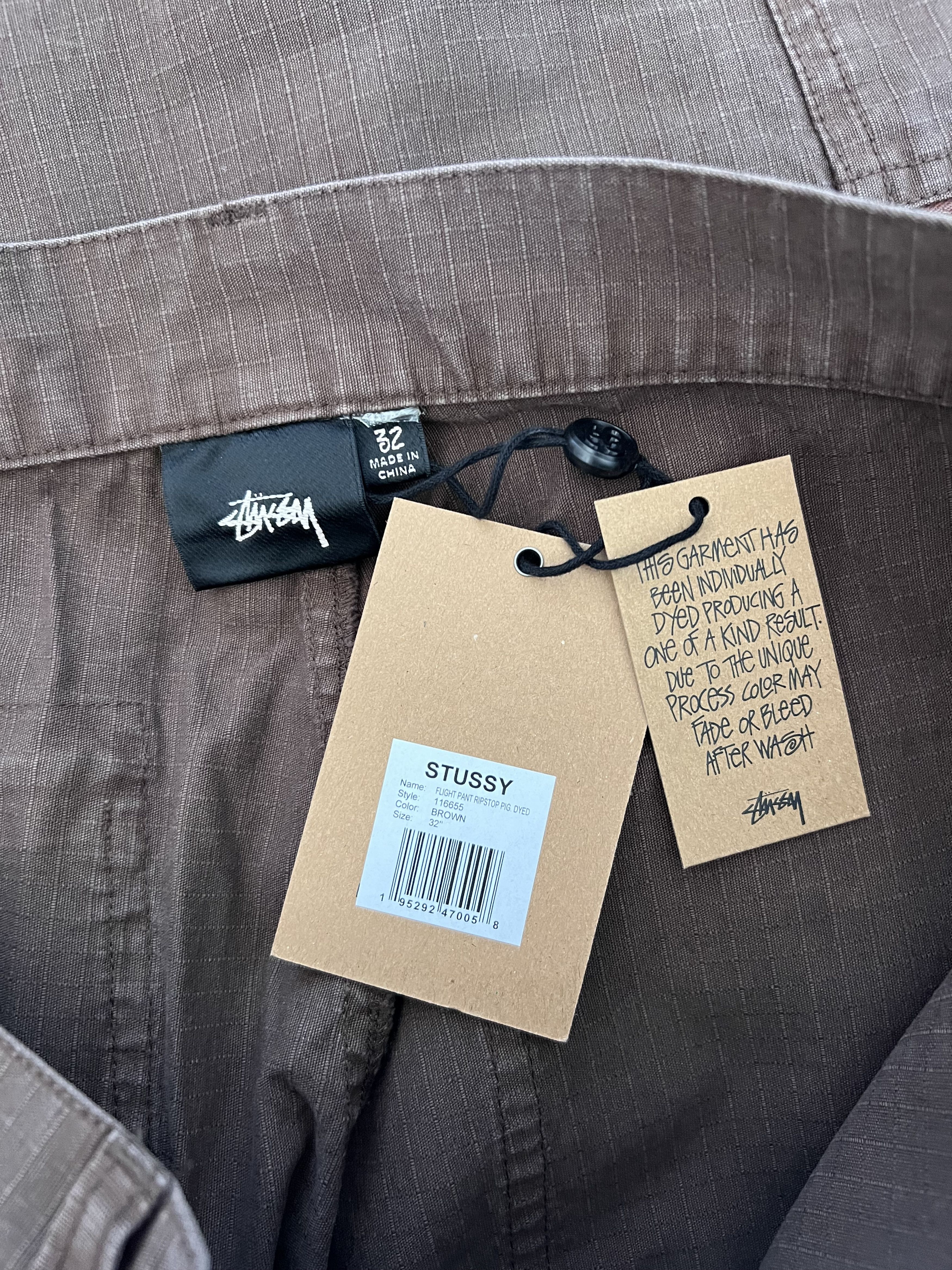 Stussy Stussy Ripstop Flight Pants in Pigment Dyed Brown Size US 32 / EU 48 - 7 Thumbnail