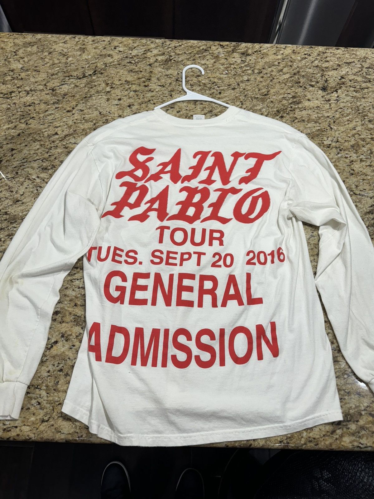 Band Tees × Kanye West Kanye West 2016 General Admission Tour Tee Size US L / EU 52-54 / 3 - 1 Thumbnail