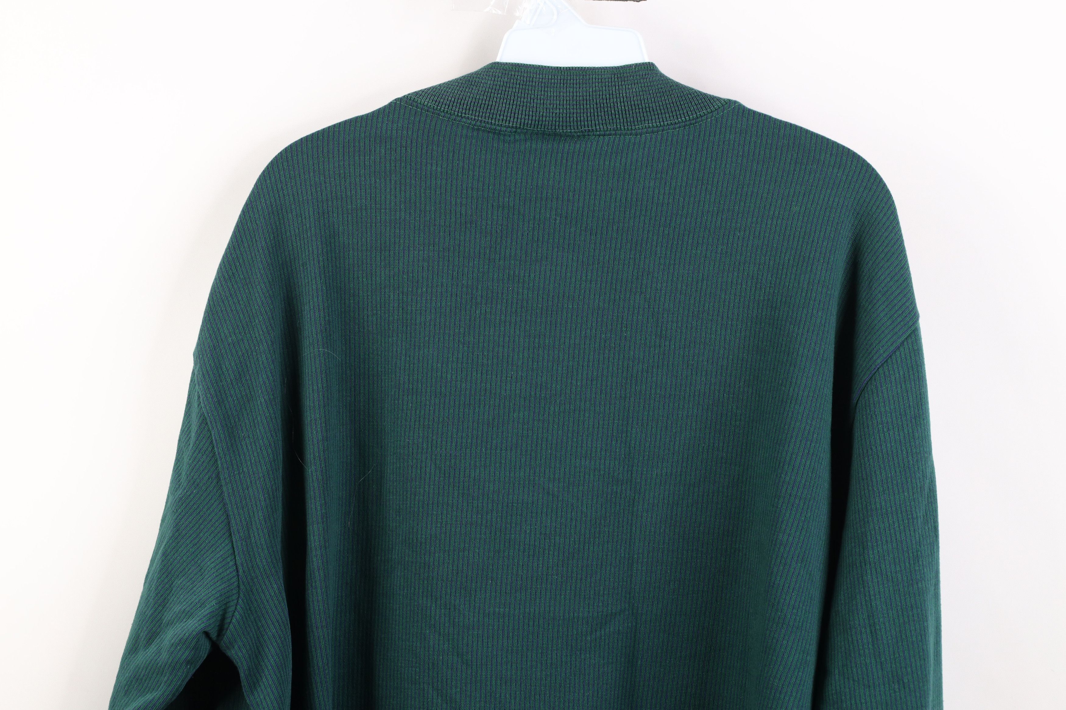 Vintage Vintage 90s Streetwear Ribbed Knit Mock Neck T-Shirt USA Size US XXL / EU 58 / 5 - 11 Thumbnail