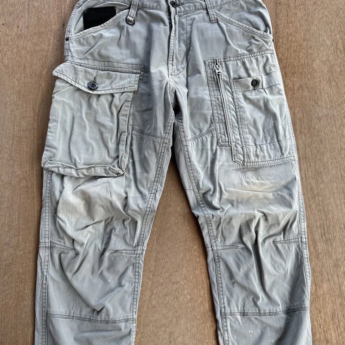 Japanese Brand STEALS💥IZ FRONTIER VINTAGE WORKWEAR DOUBLEKNEE BONDAGE PANT Size US 30 / EU 46 - 2 Thumbnail