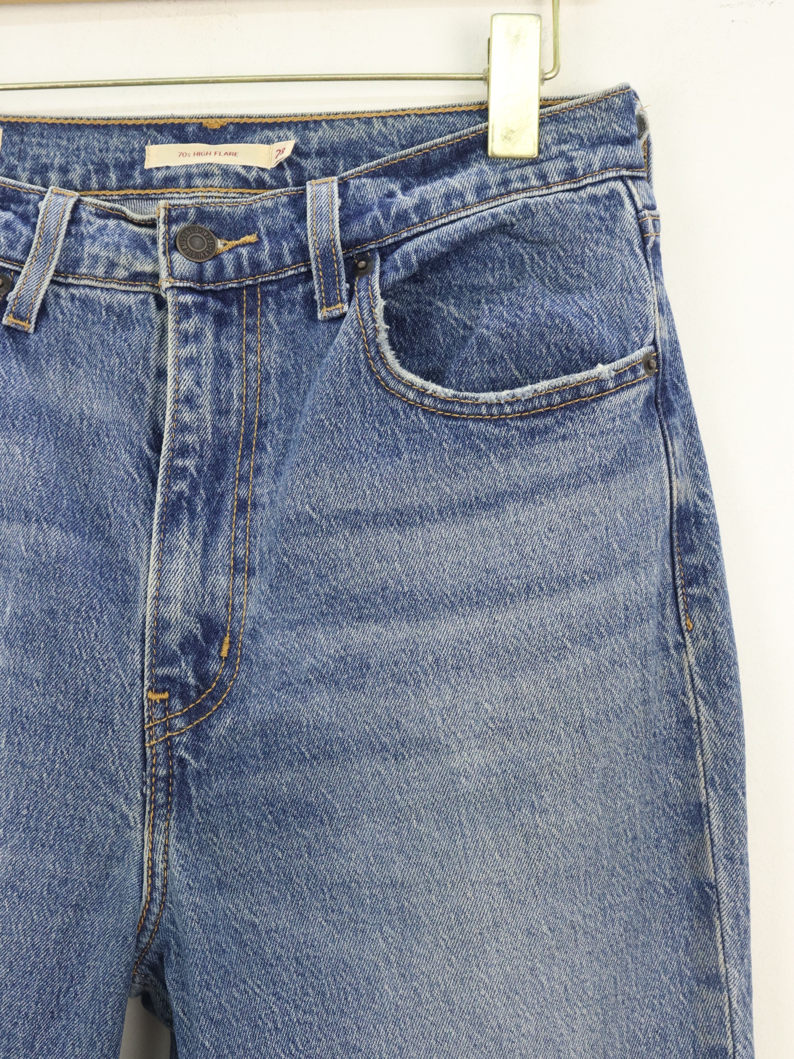 Levi's Levis Big E 70's High Flare Denim Jeans Size US 28 / EU 44 - 8 Thumbnail