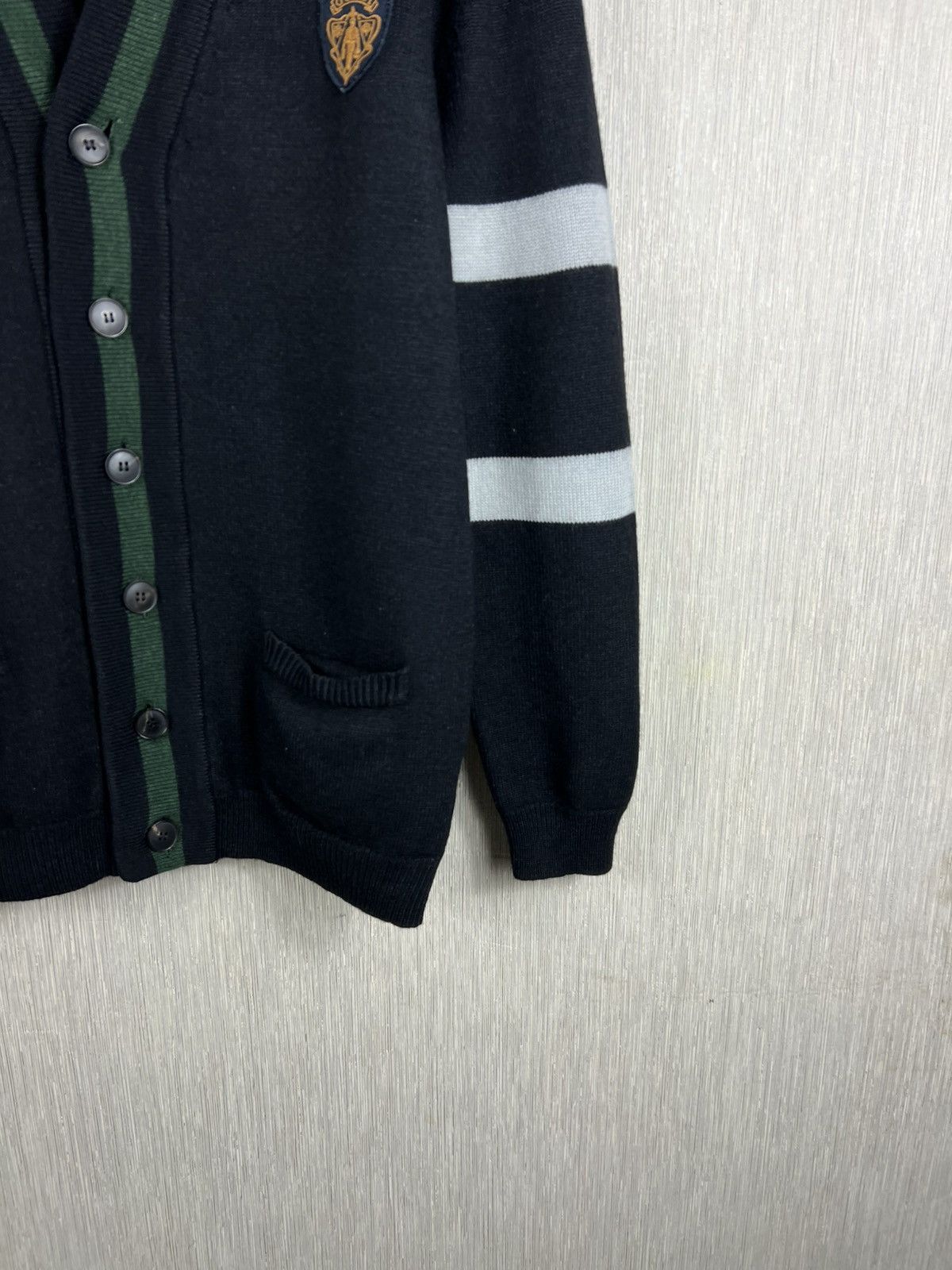 Gucci Vintage Gucci Tom Ford collage cardigan sweater logo striped Size US L / EU 52-54 / 3 - 7 Thumbnail