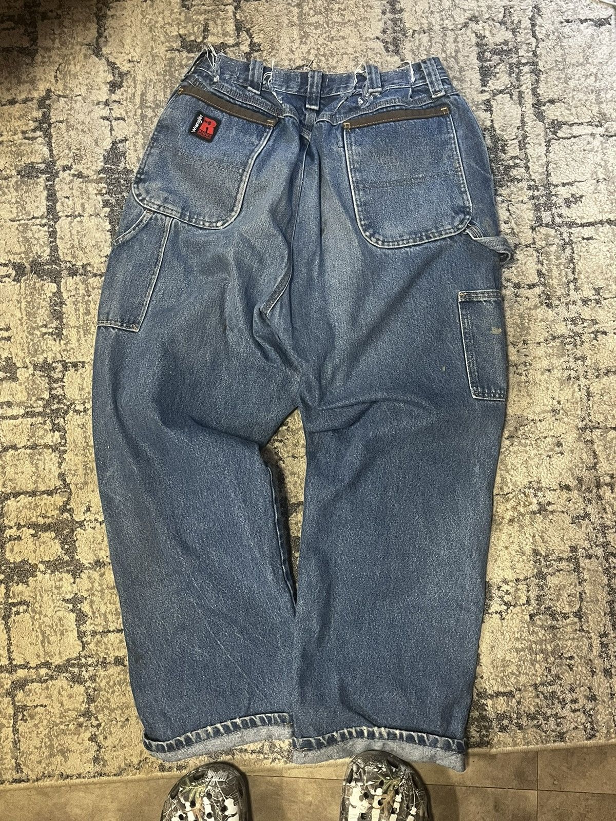 Vintage DOUBLE KNEE BAGGY WRANGLERS Size US 32 / EU 48 - 2 Preview