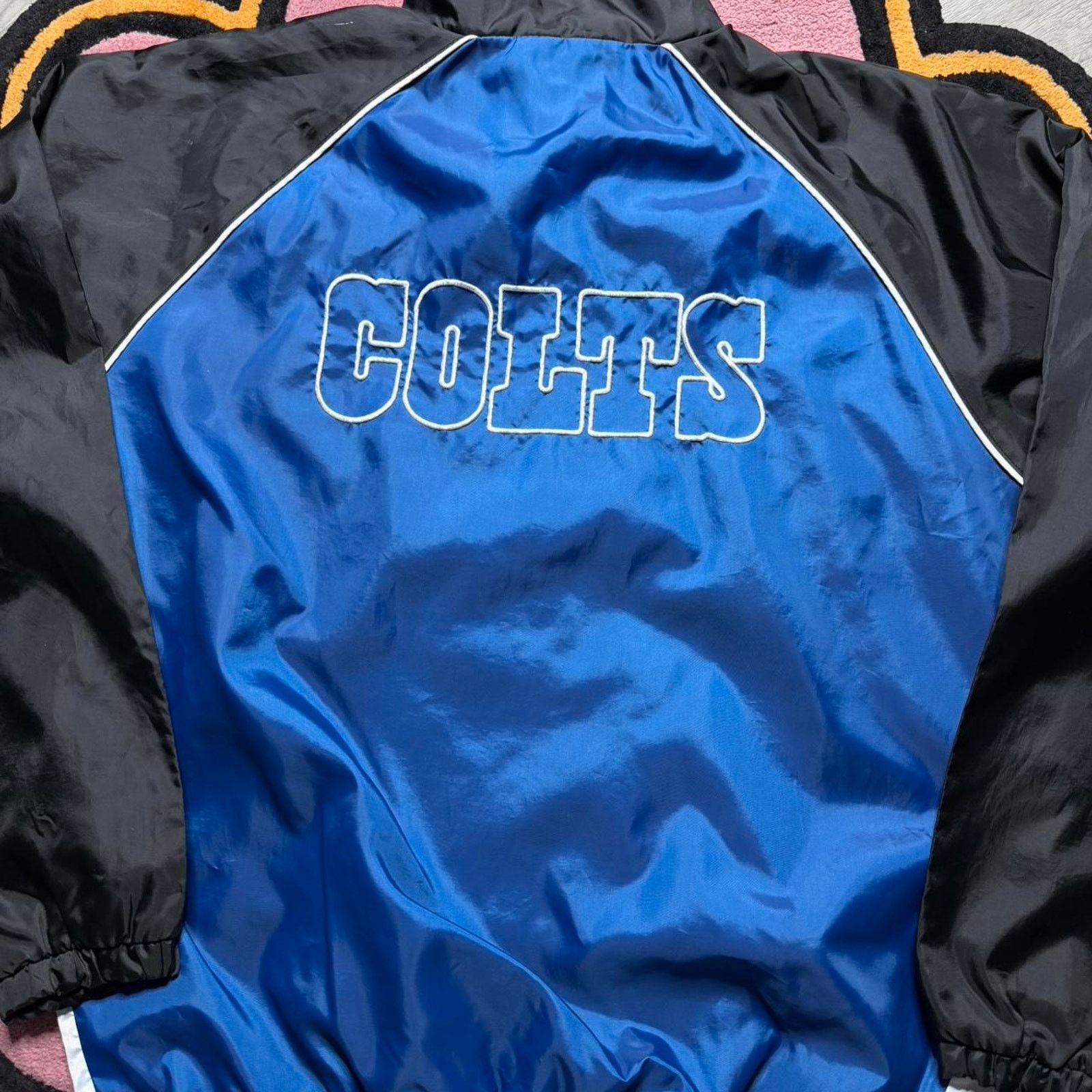 NFL NFL Indianapolis Colts Embroidered Full Zip Track Jacket Size US XL / EU 56 / 4 - 7 Thumbnail