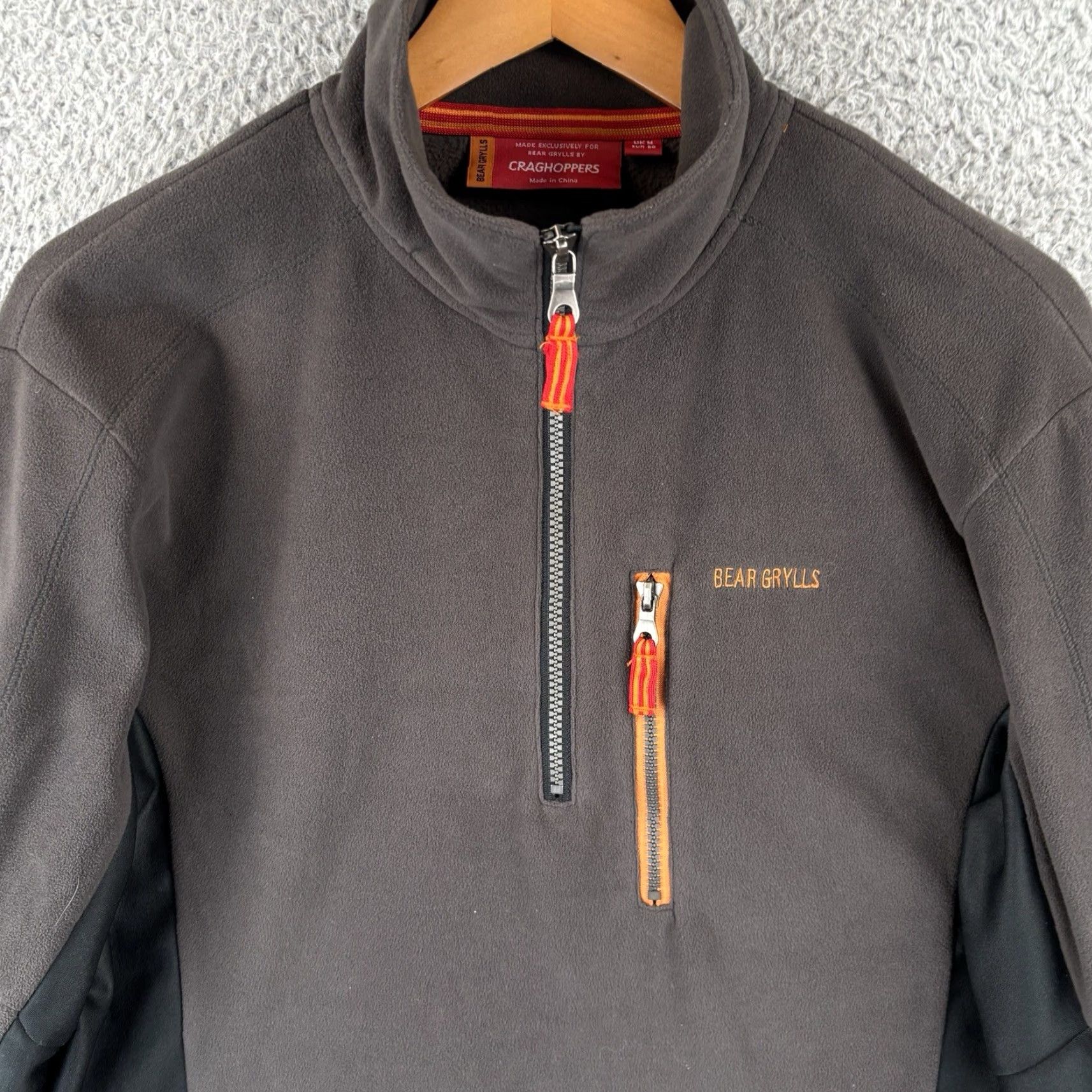 Vintage Craghoppers Sweater Mens M Gray 1/2 Zip Fleece Outdoor Hiking Pocket Pullover Regular Knit Shirt? Size US M / EU 48-50 / 2 - 2 Thumbnail
