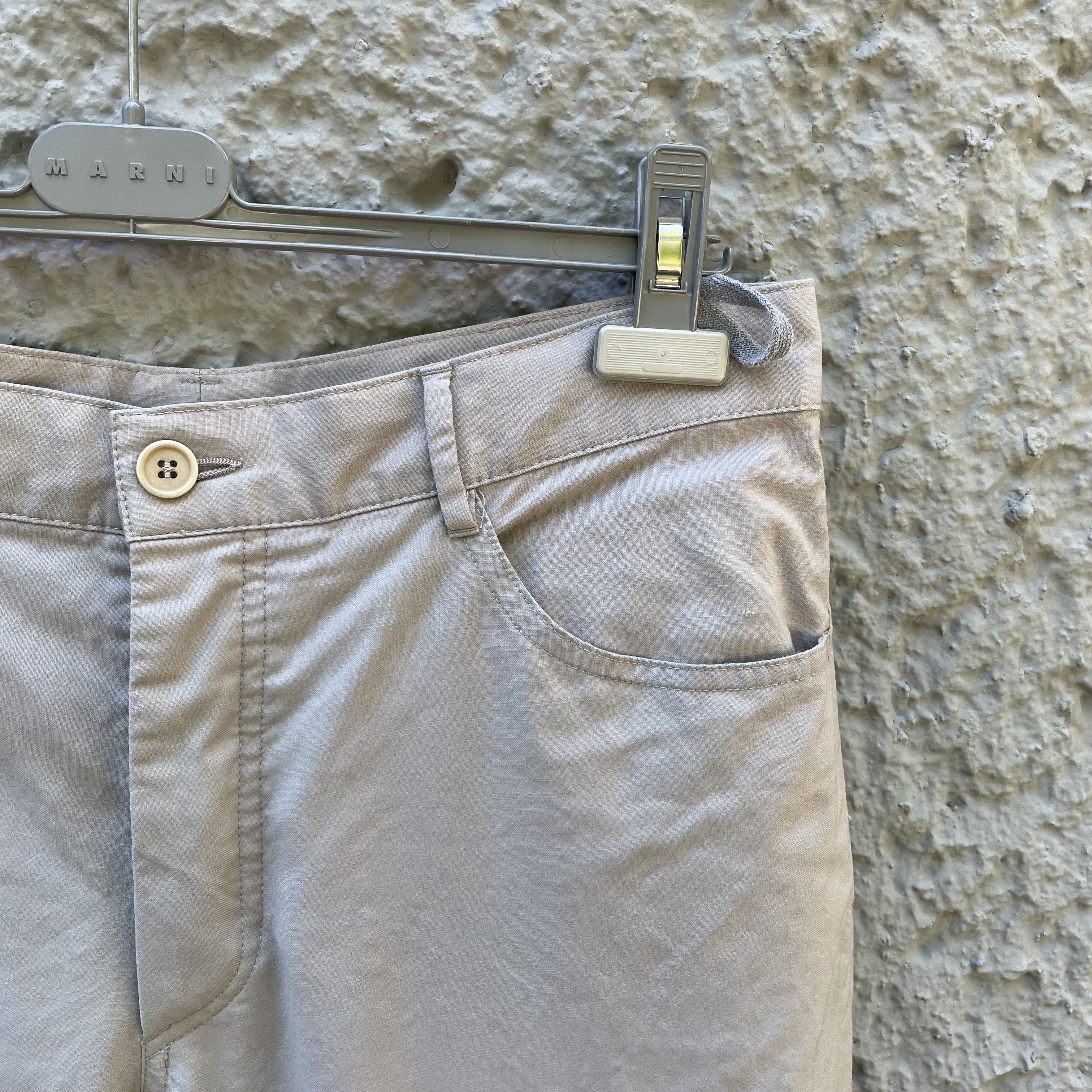 Helmut Lang Archive Vintage Helmut Lang Light Grey Trousers Pants Size US 32 / EU 48 - 4 Thumbnail