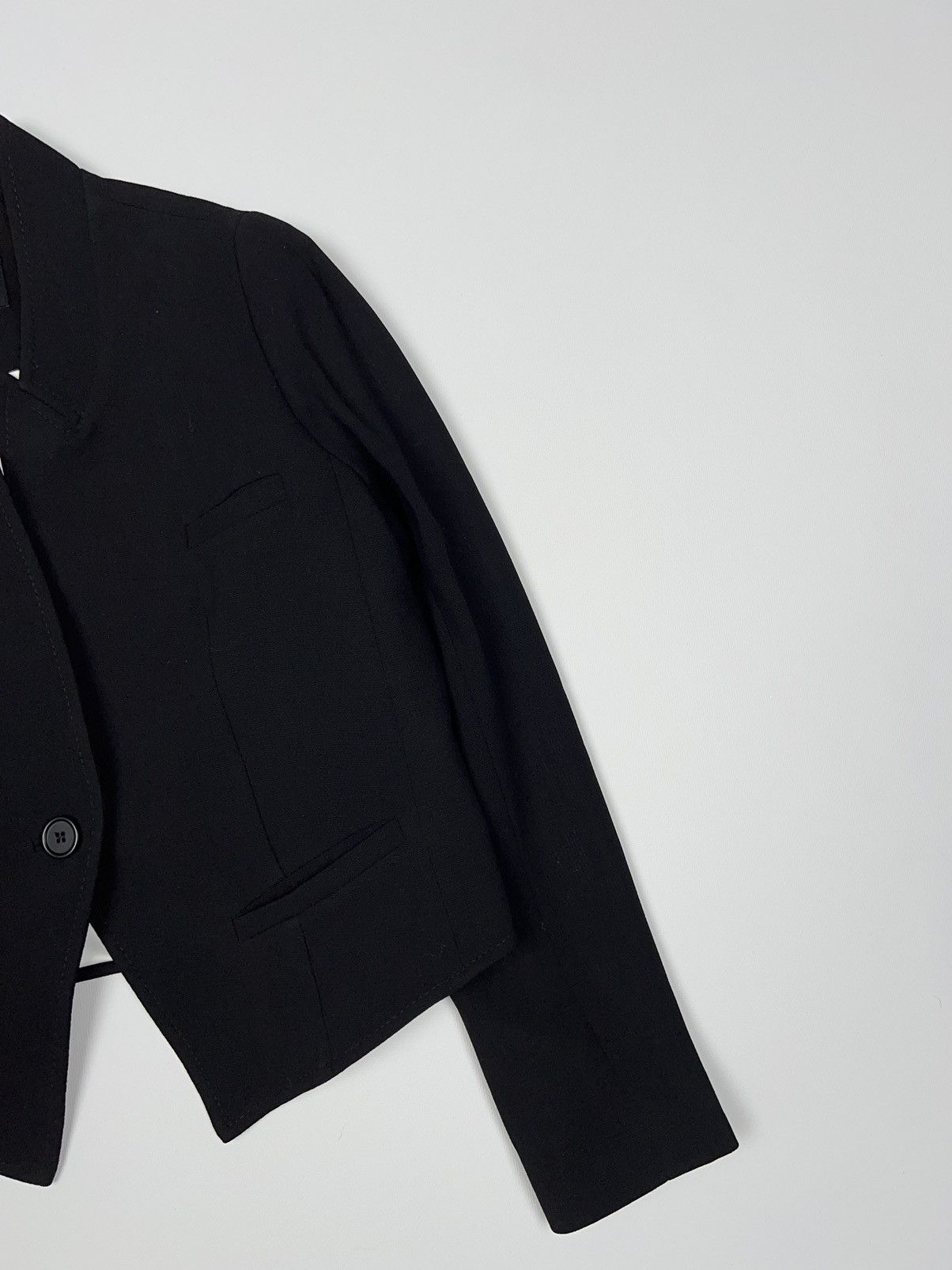 SMYTHE Smythe Crop Blazer Wool Women’s Jacket Canada Size M / US 6-8 / IT 42-44 - 7 Thumbnail
