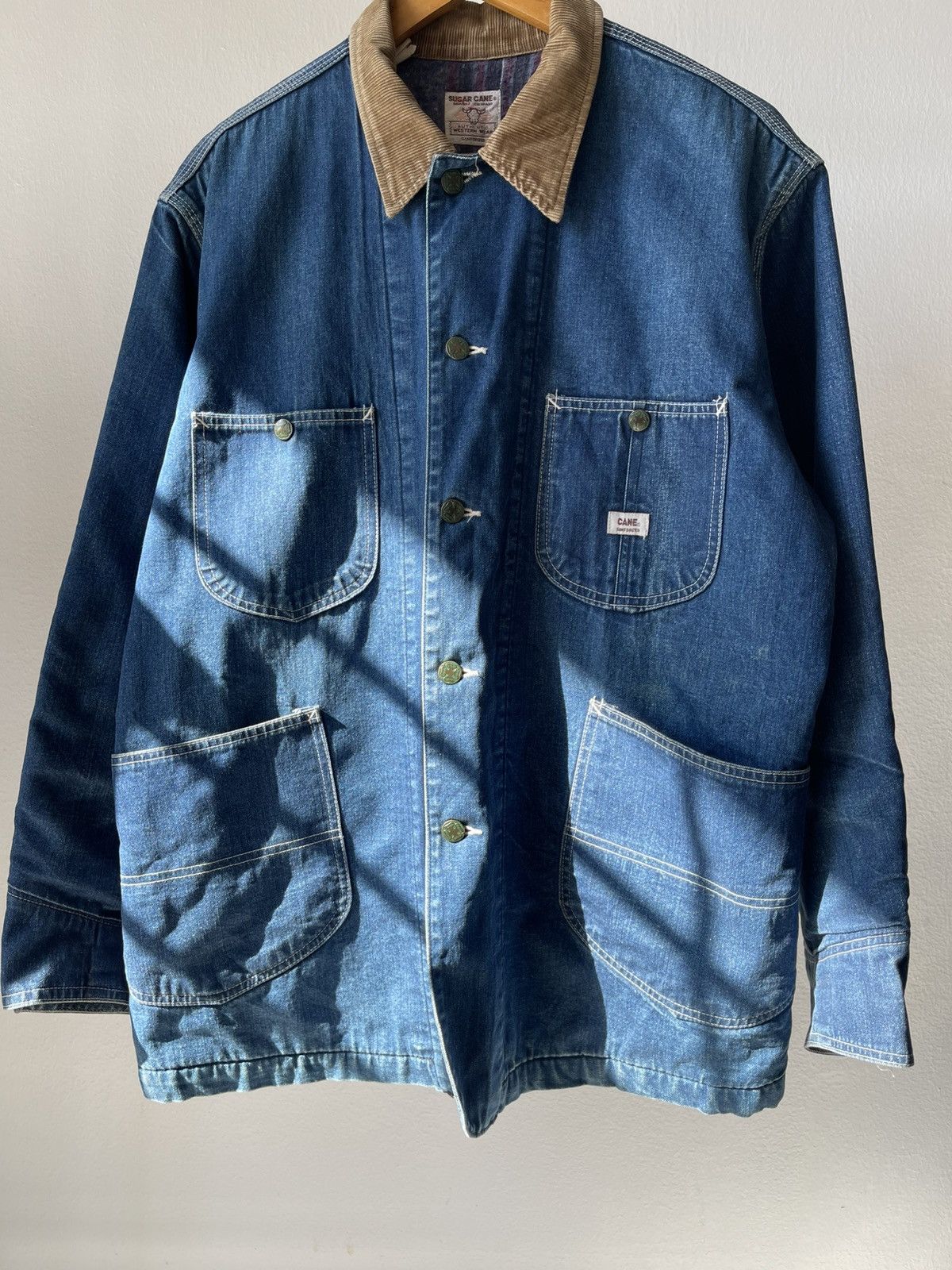 Sugar Cane × Toyo Enterprises 90s Sugar Cane Sanforized Chore Jacket Size US XL / EU 56 / 4 - 5 Thumbnail