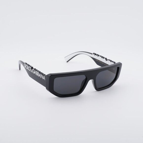 Dolce & Gabbana Dolce & Gabbana DG6203 501/87 Sunglasses Shiny Black Size ONE SIZE - 5 Thumbnail