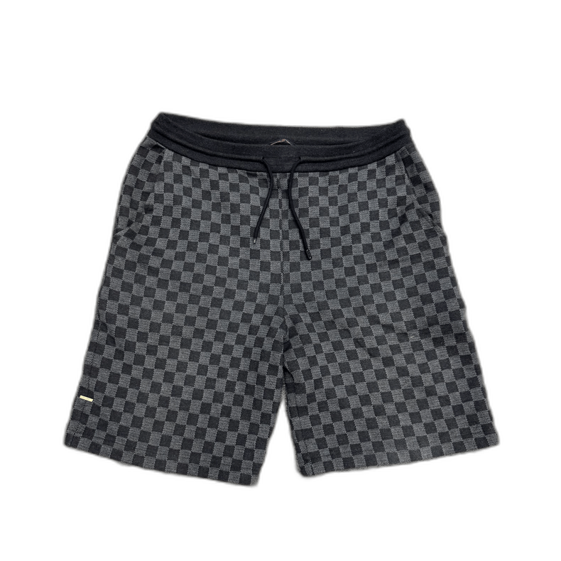 Louis Vuitton louis vuitton black gray checkered shorts-2508 Size US 44 / EU 60 - 1 Thumbnail