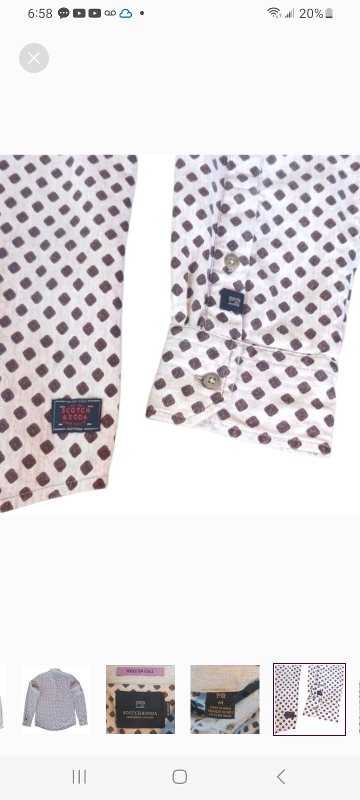 Scotch & Soda SCOTCH & SODA 'Wake Up Call' Long-Sleeve Shirt Size US L / EU 52-54 / 3 - 5 Thumbnail