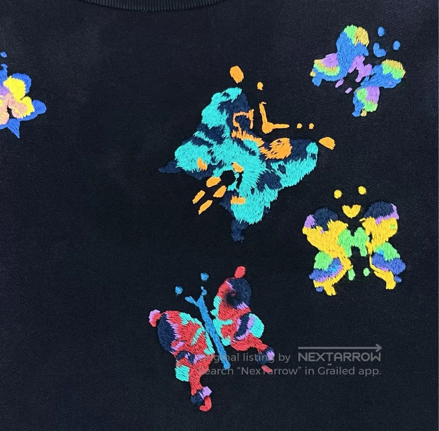 Louis Vuitton louis vuitton navy sweatshirt with butterfly logo. Size S / US 4 / IT 40 - 5 Thumbnail