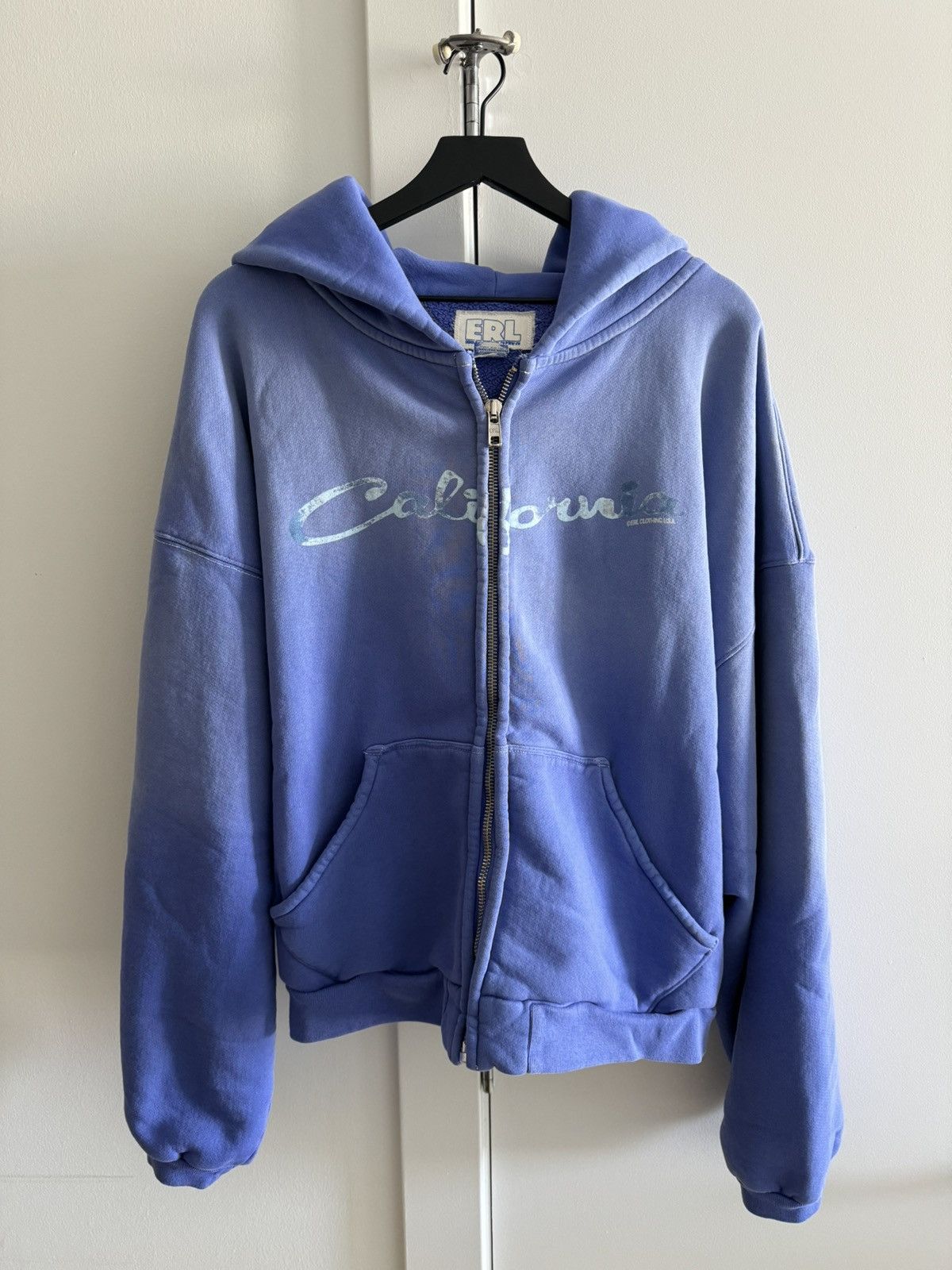 ERL Fantastic hoodie パーカー ERL Navy 'Fantastic' Hoodie ERL