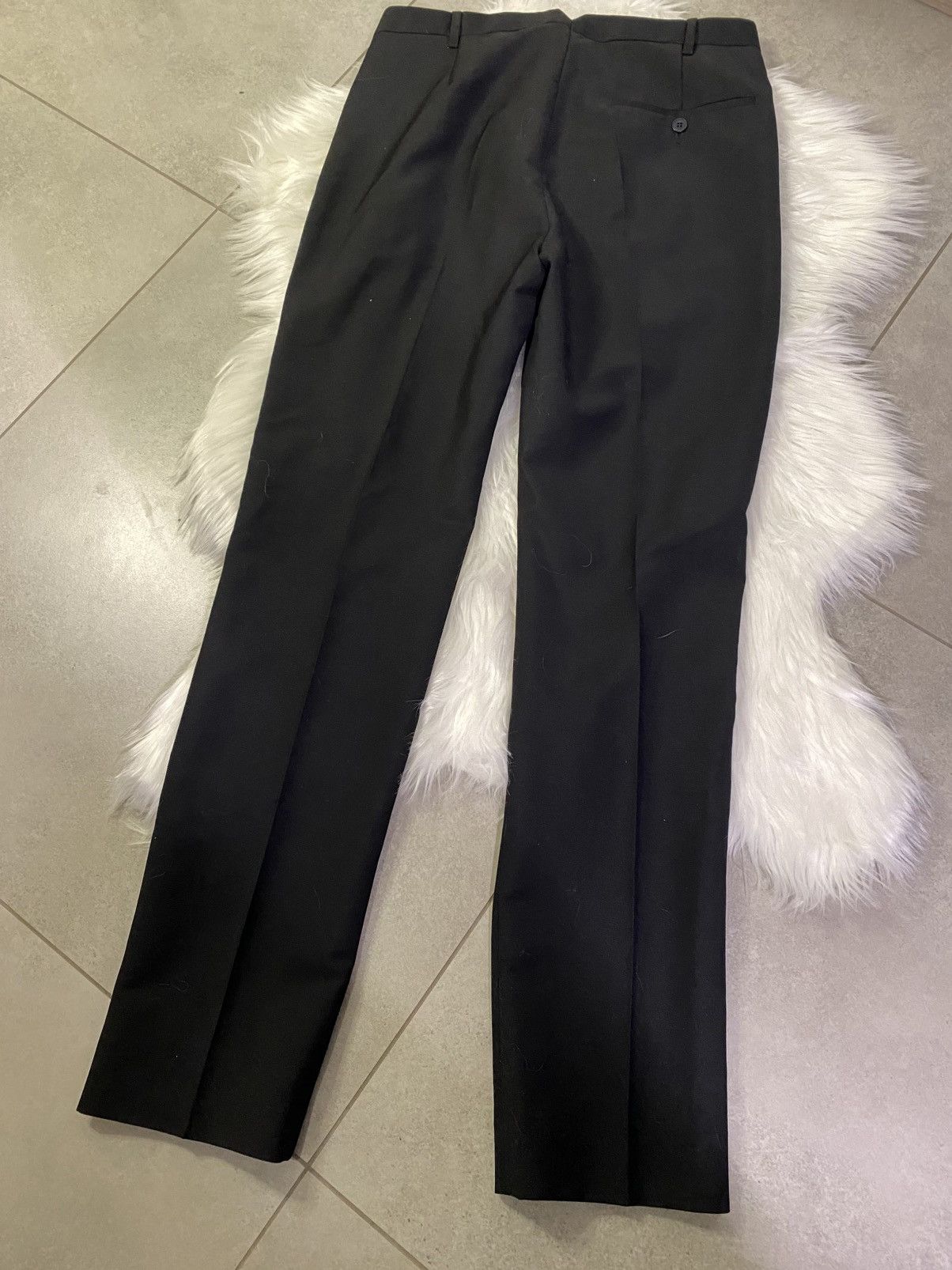 Acne Studios Acne Studios New Karma Mon Black Wool Trousers – Size 36 Size 26" / US 2 / IT 38 - 2 Thumbnail