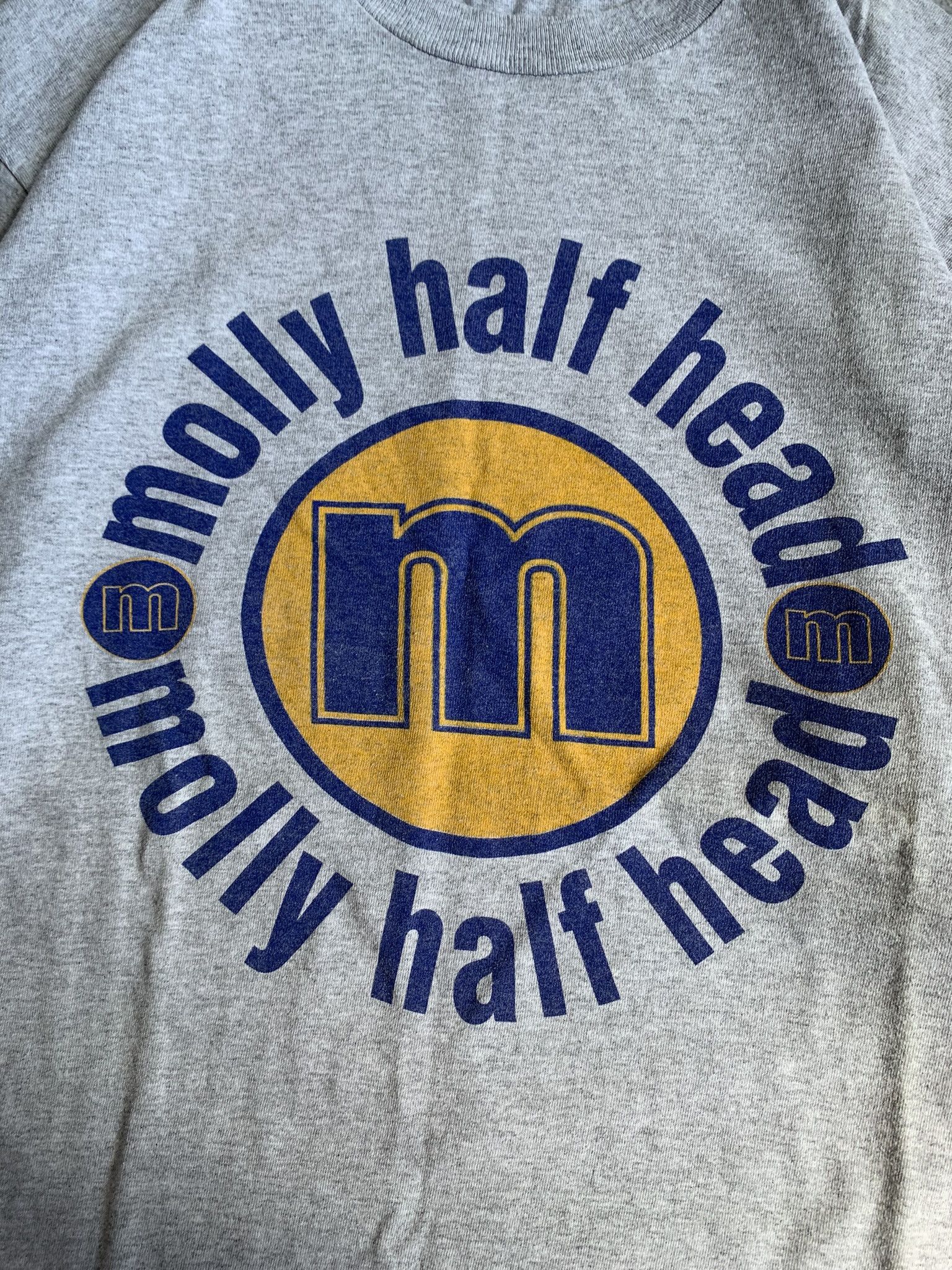 Fruit Of The Loom Vintage Molly Half Head Rock Band Merch Long Sleeve XL Size US XL / EU 56 / 4 - 6 Thumbnail