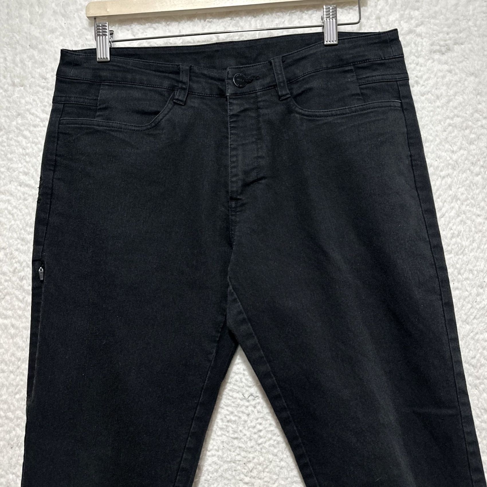 Vintage BYLT Jeans Mens 33 Black Tapered Stretch Denim Everyday Pant Shirt? Size US 33 - 4 Thumbnail
