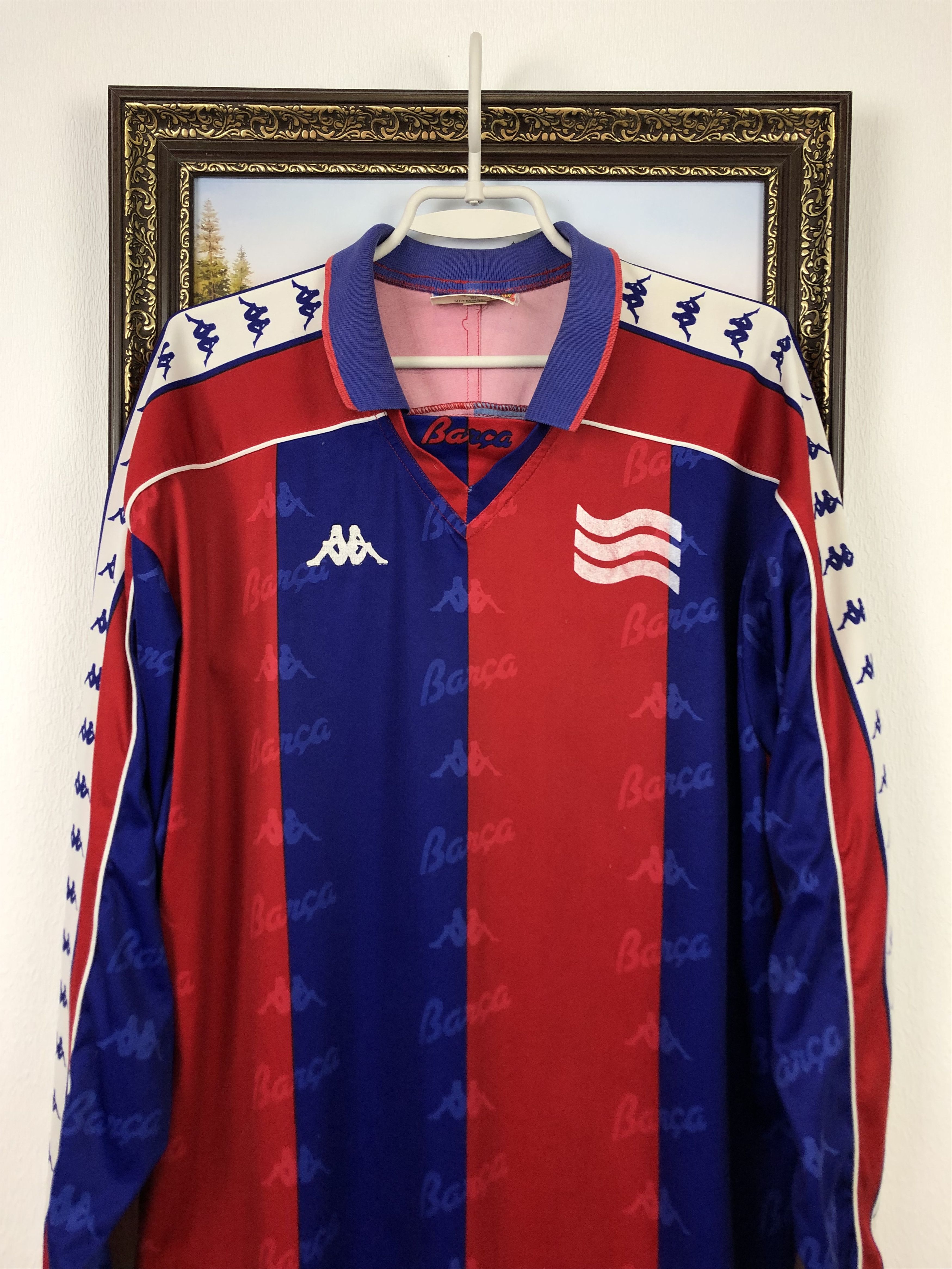 Kappa × Vintage Barcelona Home football shirt 1992 Soccer Long Sleeve Jersey Size US XL / EU 56 / 4 - 2 Thumbnail