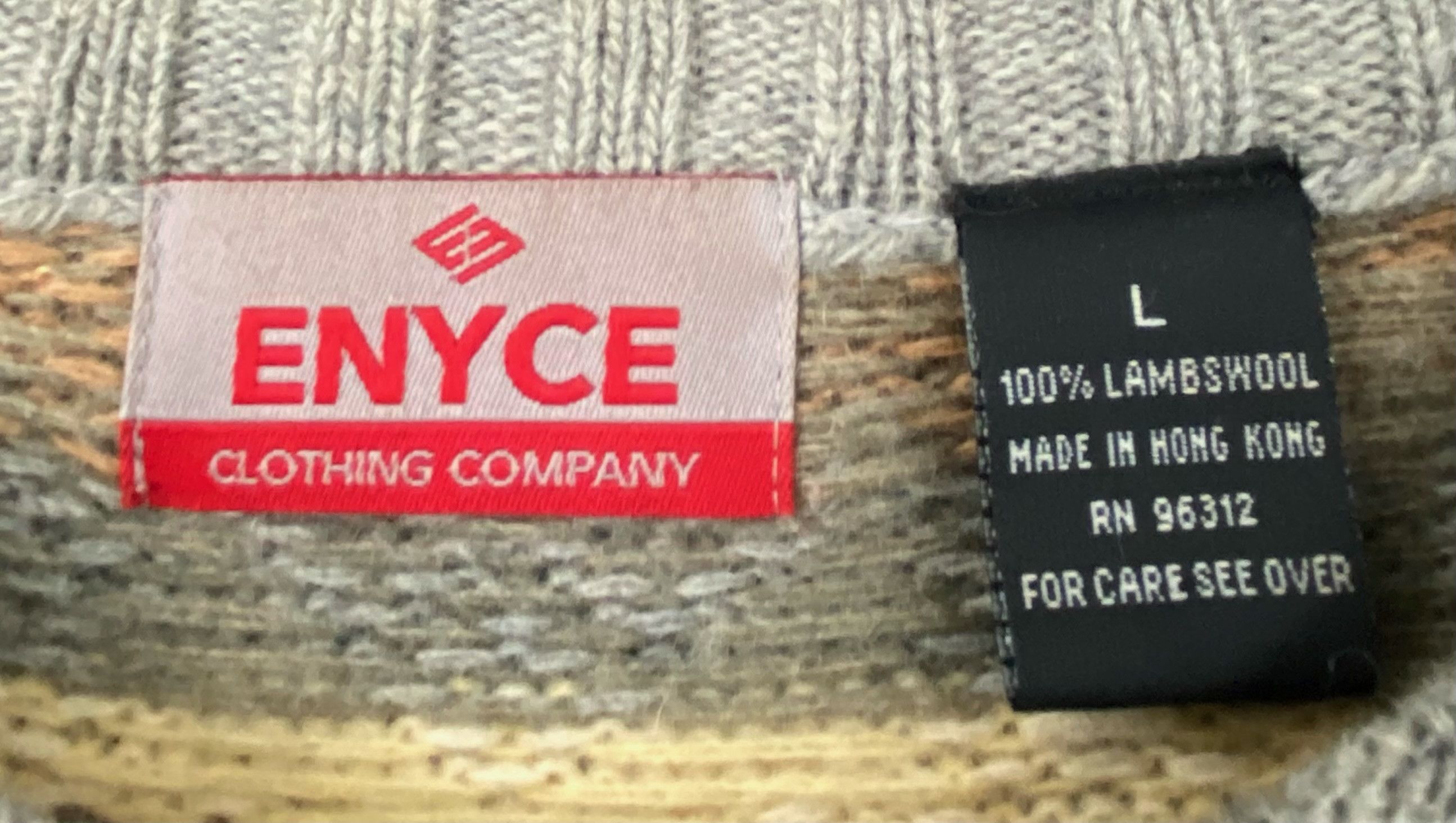 Enyce 90’s Enyce 100 % Wool Fair Isle Patterned Knit Sweater Large Size US L / EU 52-54 / 3 - 5 Thumbnail