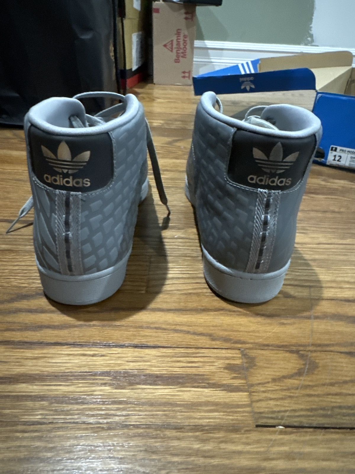 Adidas Adidas Pro Model High Top Sneakers Size US 12 / EU 45 - 4 Thumbnail