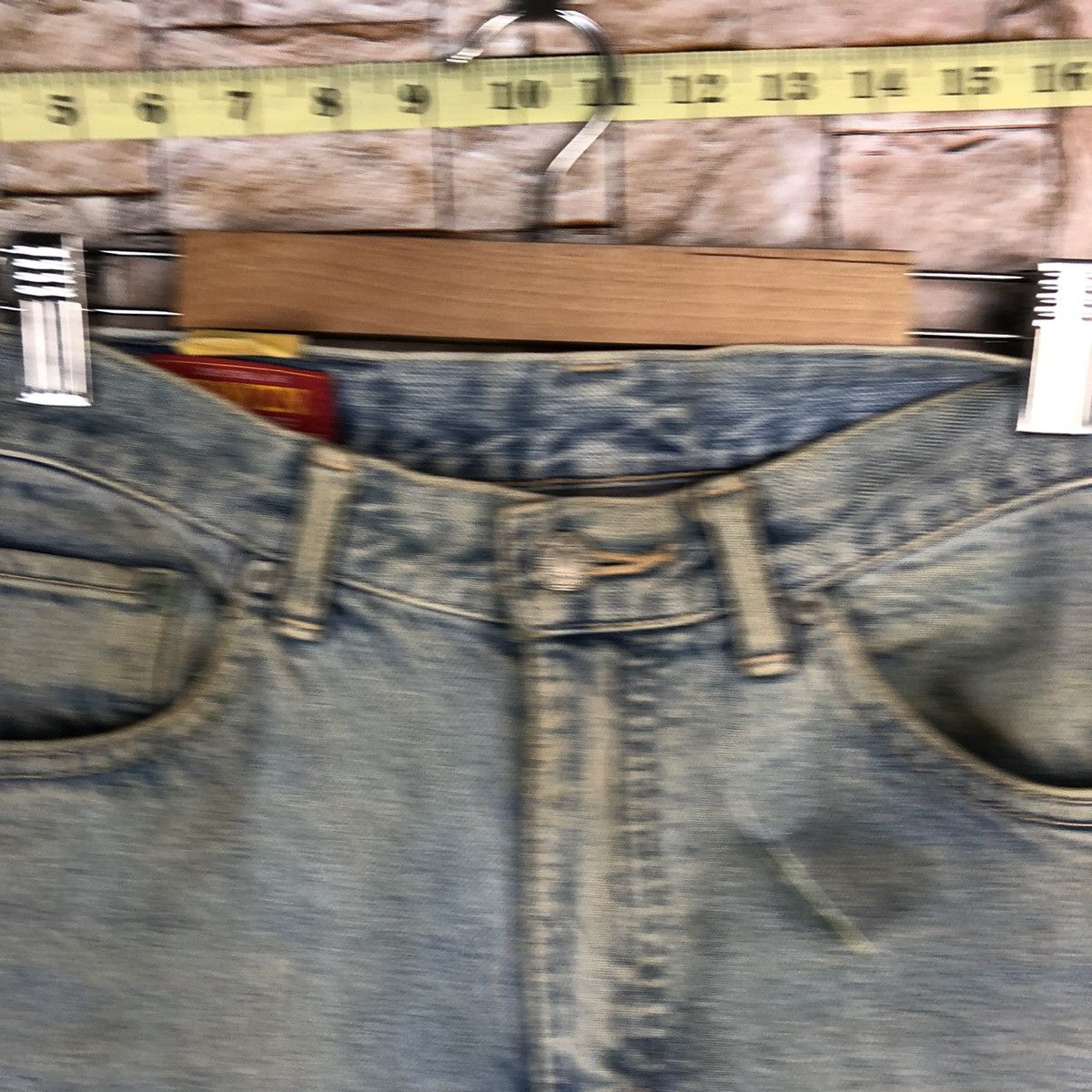 Edwin Edwin vintage faded Blue Denim Pants #A1123 Size US 30 / EU 46 - 7 Thumbnail