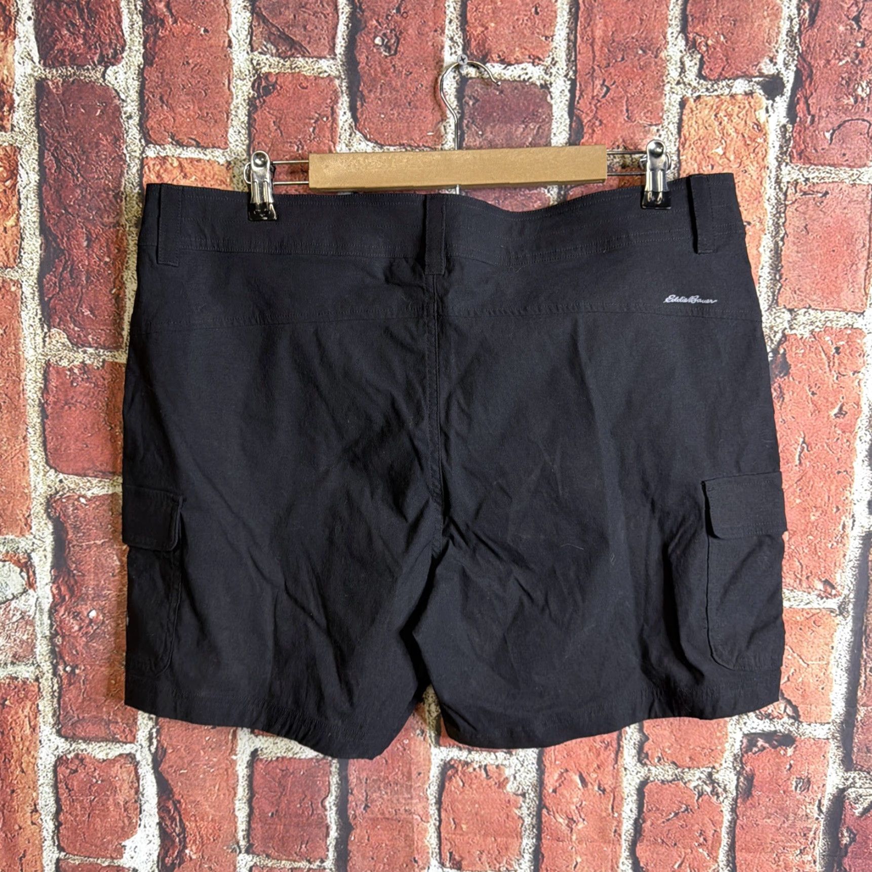 Eddie Bauer Eddie Bauer Women's Stretch Nylon Hiking Shorts Size 16 Black Size 38" / US 16 / IT 52 - 3 Thumbnail