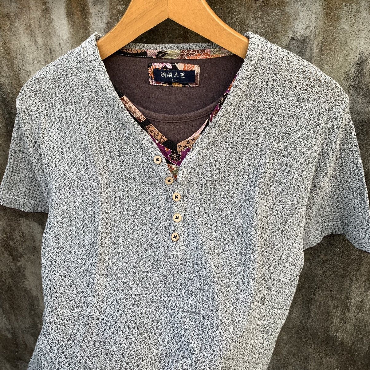 Japanese Brand JAPANESE DOUBLE LAYERS TRADITIONAL JAPAN TSHIRT LGB STYLE Size US L / EU 52-54 / 3 - 3 Thumbnail