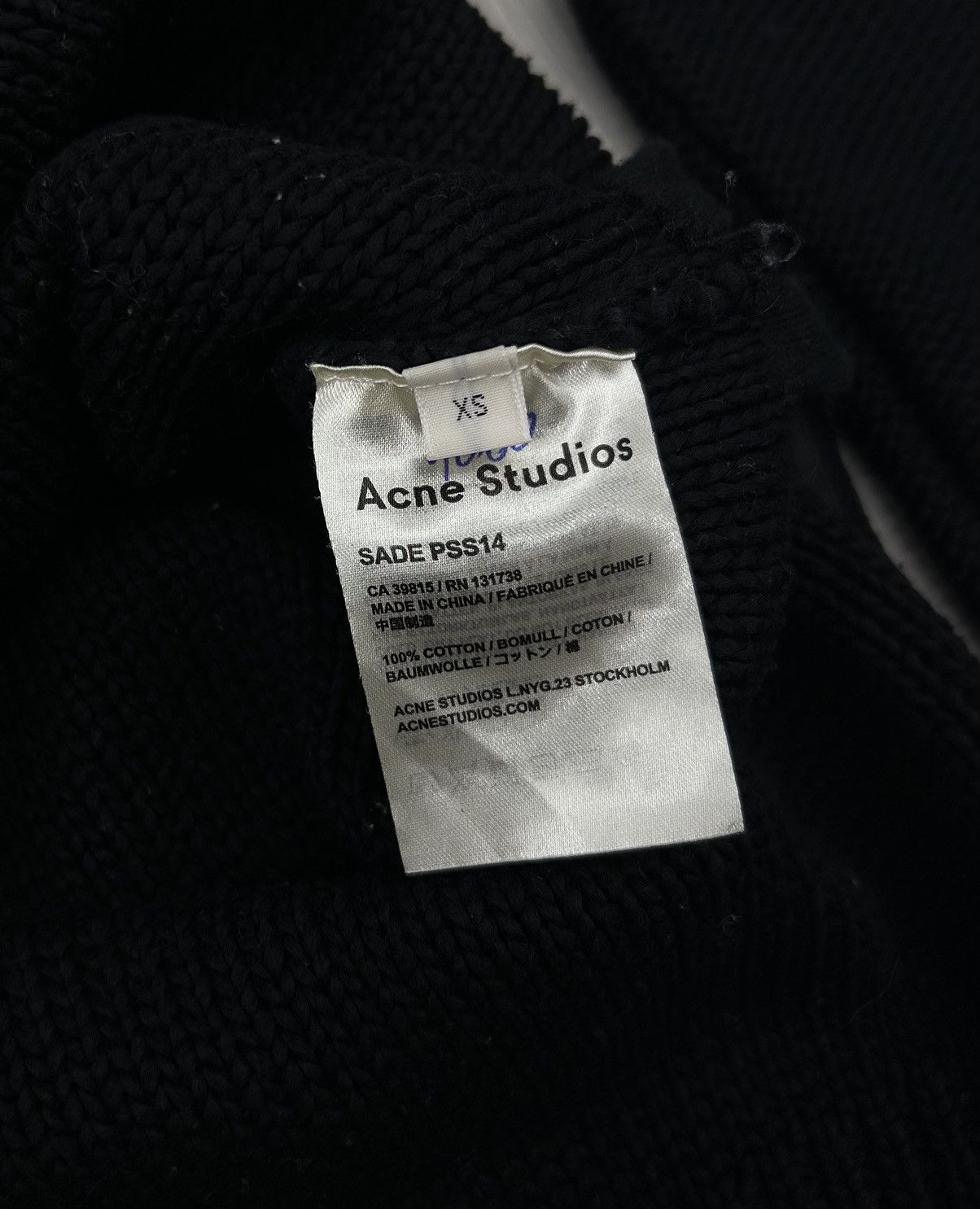 Acne Studios Acne Studios Sade PSS14 Oversize Side Zippers Knit Black XS Size XS / US 0-2 / IT 36-38 - 7 Thumbnail
