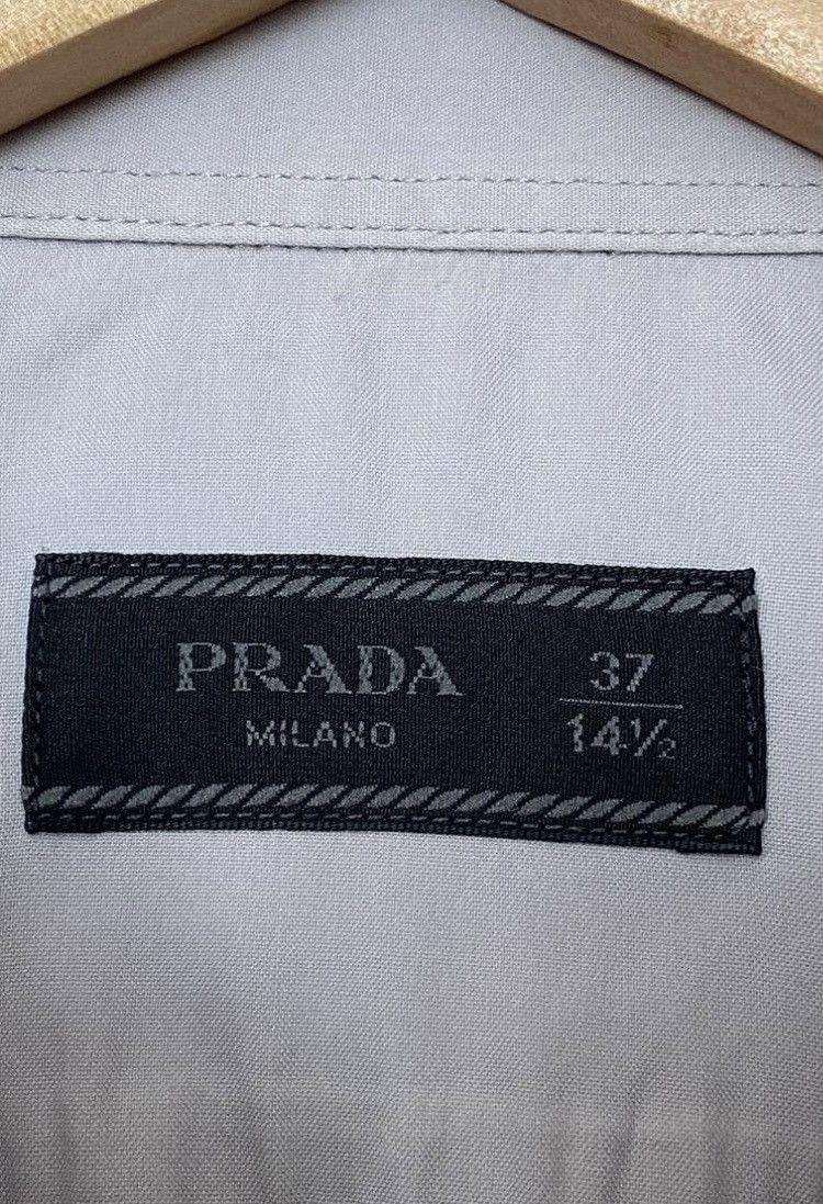 Prada 🩶Authentic Prada Formal Long Sleeve Shirt Stretch Fabric Size US M / EU 48-50 / 2 - 9 Thumbnail