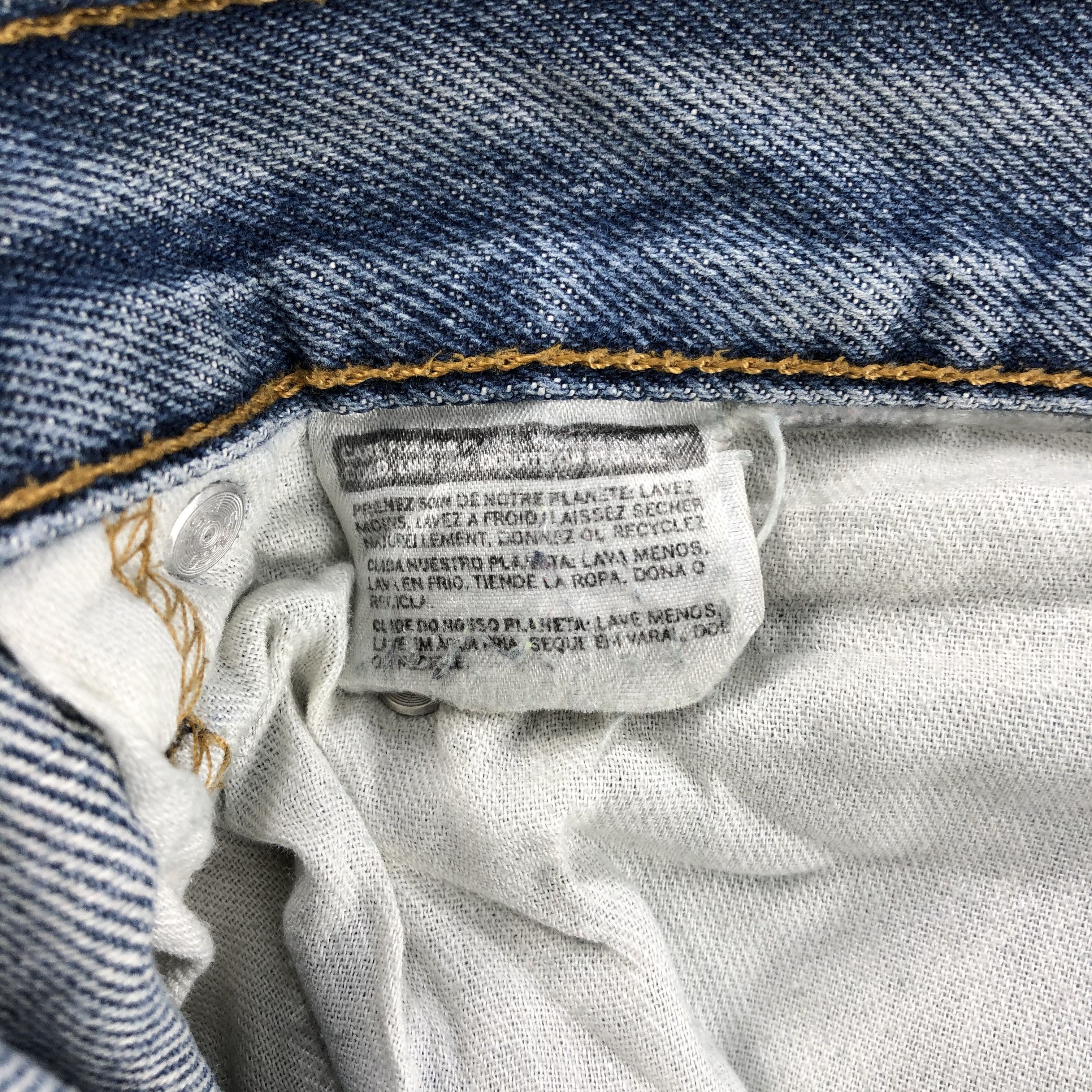Levi's Vintage Blue Washed Levis Jeans-J944 Size US 34 / EU 50 - 10 Thumbnail