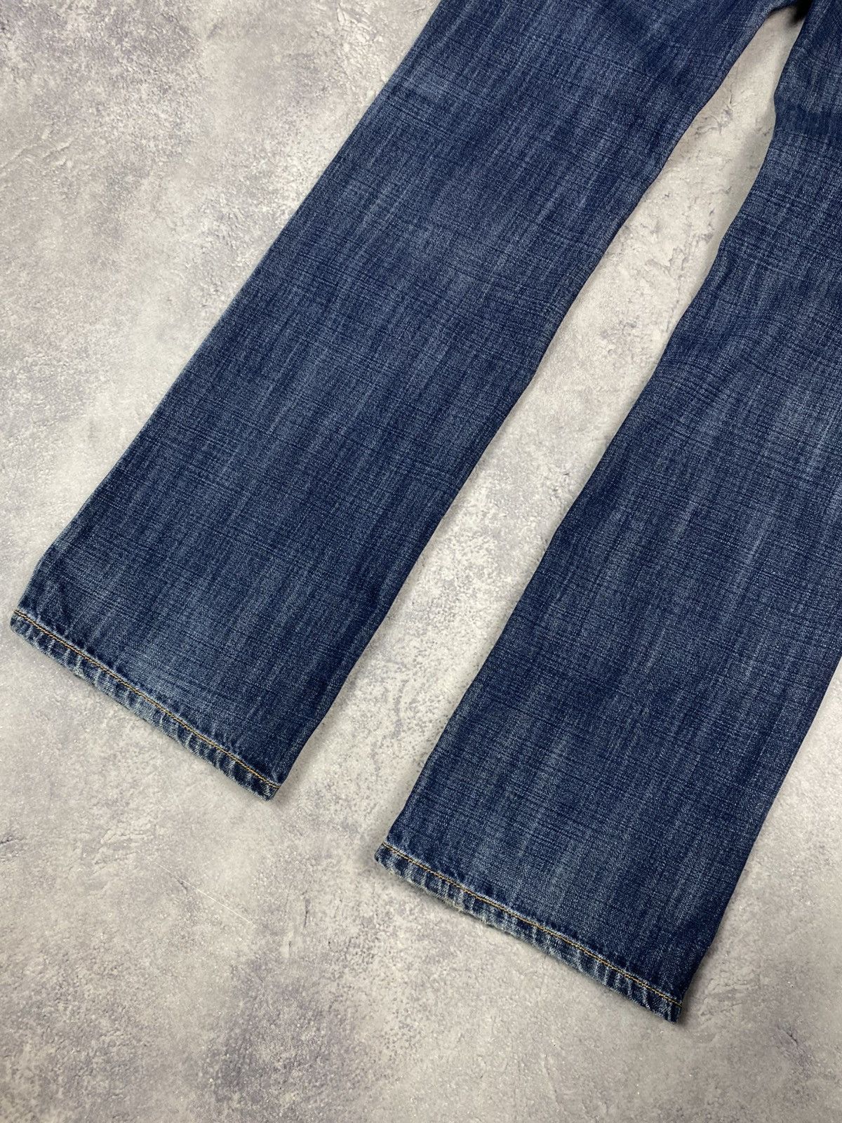 Evisu Evisu Donna Flared Bootcut Jeans Stonewashed y2k japanese Size 31" - 7 Thumbnail