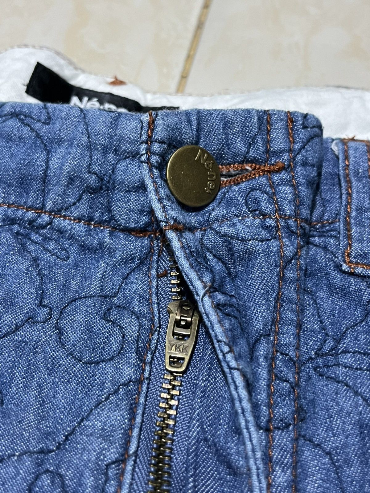 Ne-Net Issey miyake - Ne-net embroidery Indigo denim Size US 32 / EU 48 - 9 Thumbnail