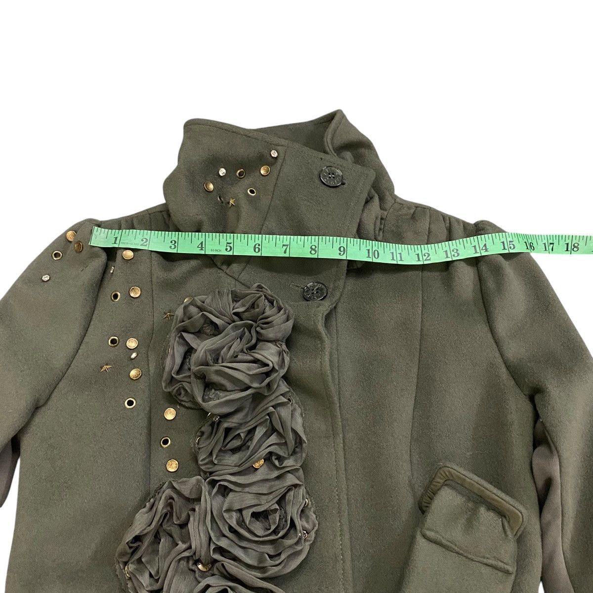 Patrizia Pepe Patrizia Pepe Firenze Cappotto/Coat Green Lane Colour Size M / US 6-8 / IT 42-44 - 18 Thumbnail