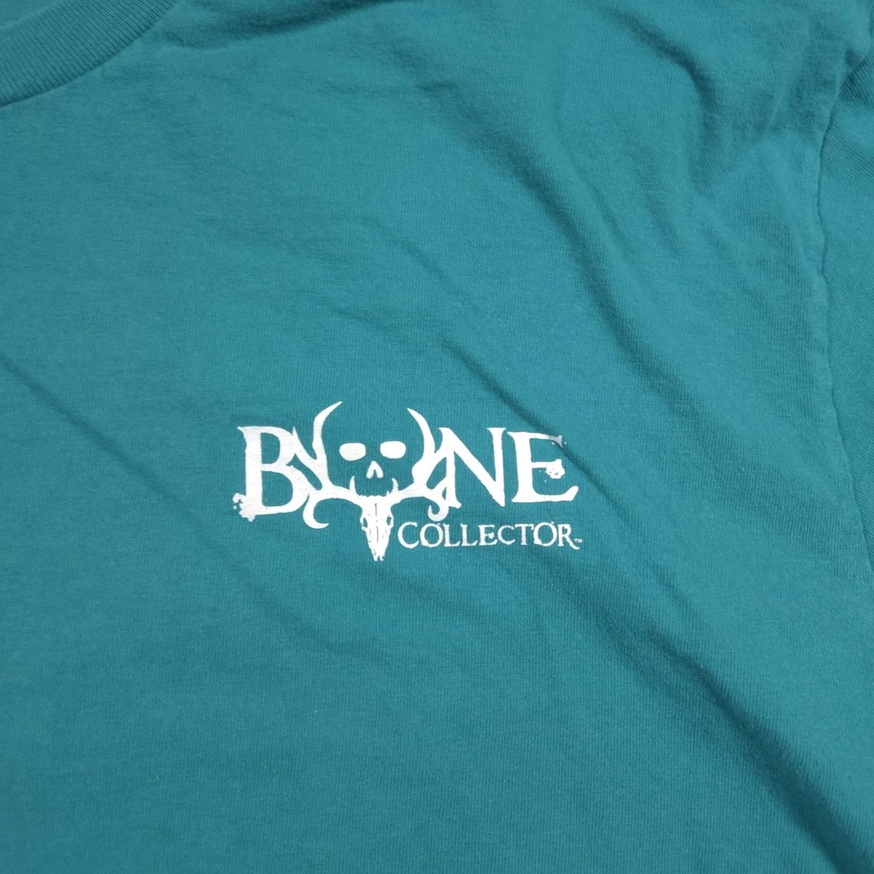 Bones VINTAGE Bone Collector Shirt Mens XL Teal Green Skull Antler Graphic Outdoor Hunting Size US XL / EU 56 / 4 - 4 Thumbnail