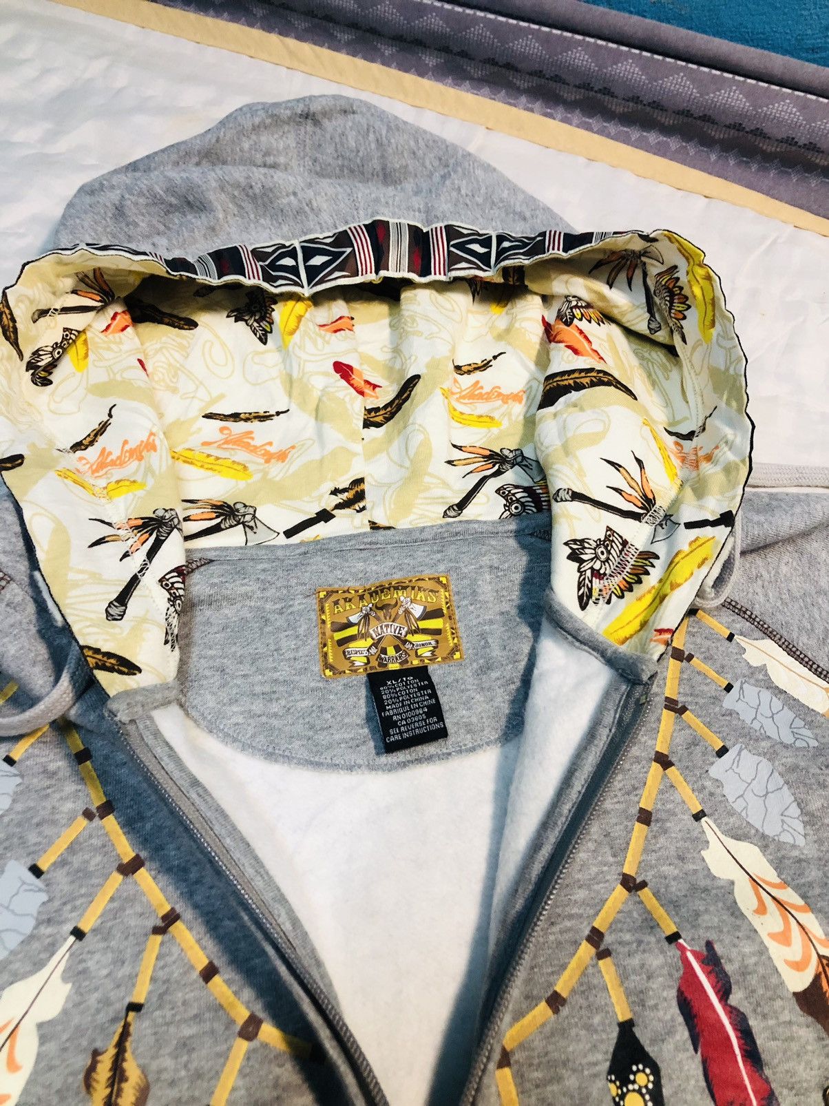 Akademiks × Vintage Vintage Akademiks Multi Pocket Zipper Hoodie (3) Size US XL / EU 56 / 4 - 8 Thumbnail