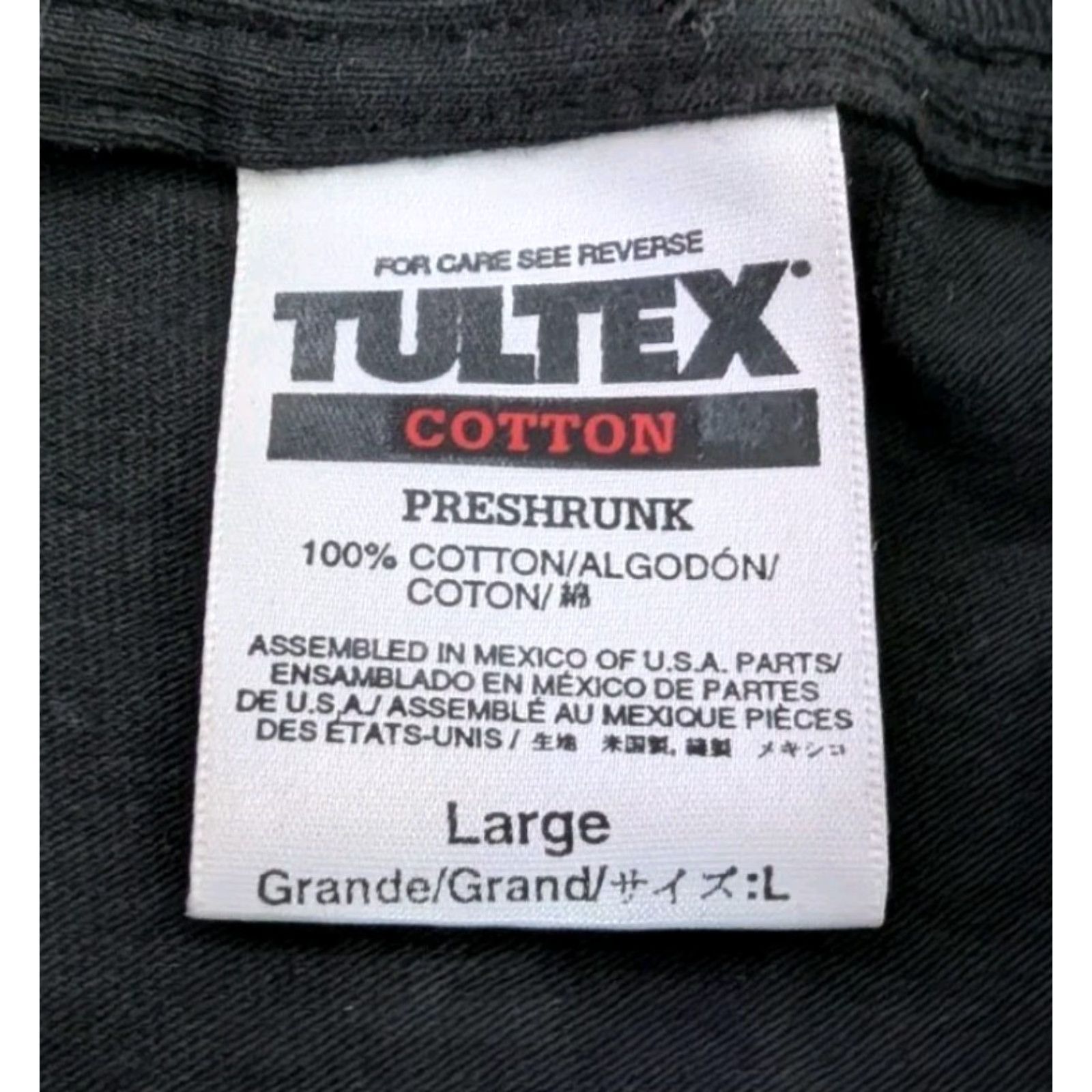 Tultex VINTAGE Blackhawk T-Shirt Man L Black 90s Y2K Greatest Hits Tour Band Short Sleeve Crew Neck Tultex EUC Size US L / EU 52-54 / 3 - 5 Thumbnail