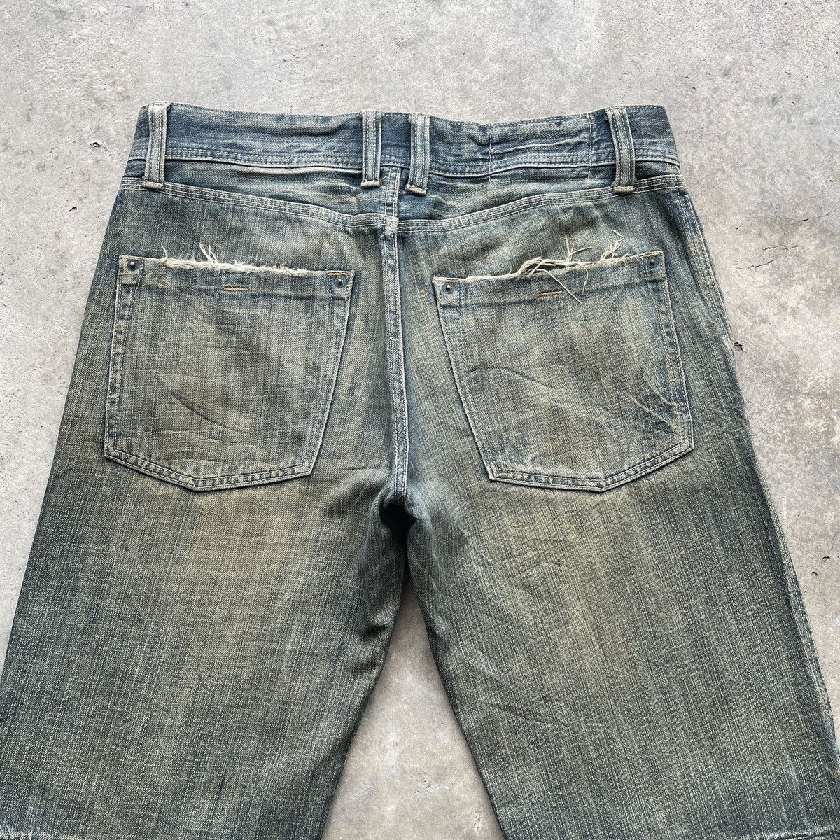 Japanese Brand Vintage Japan Rush Hour Rusty Wash Cropped Jeans Pants W34 Size US 34 / EU 50 - 11 Thumbnail