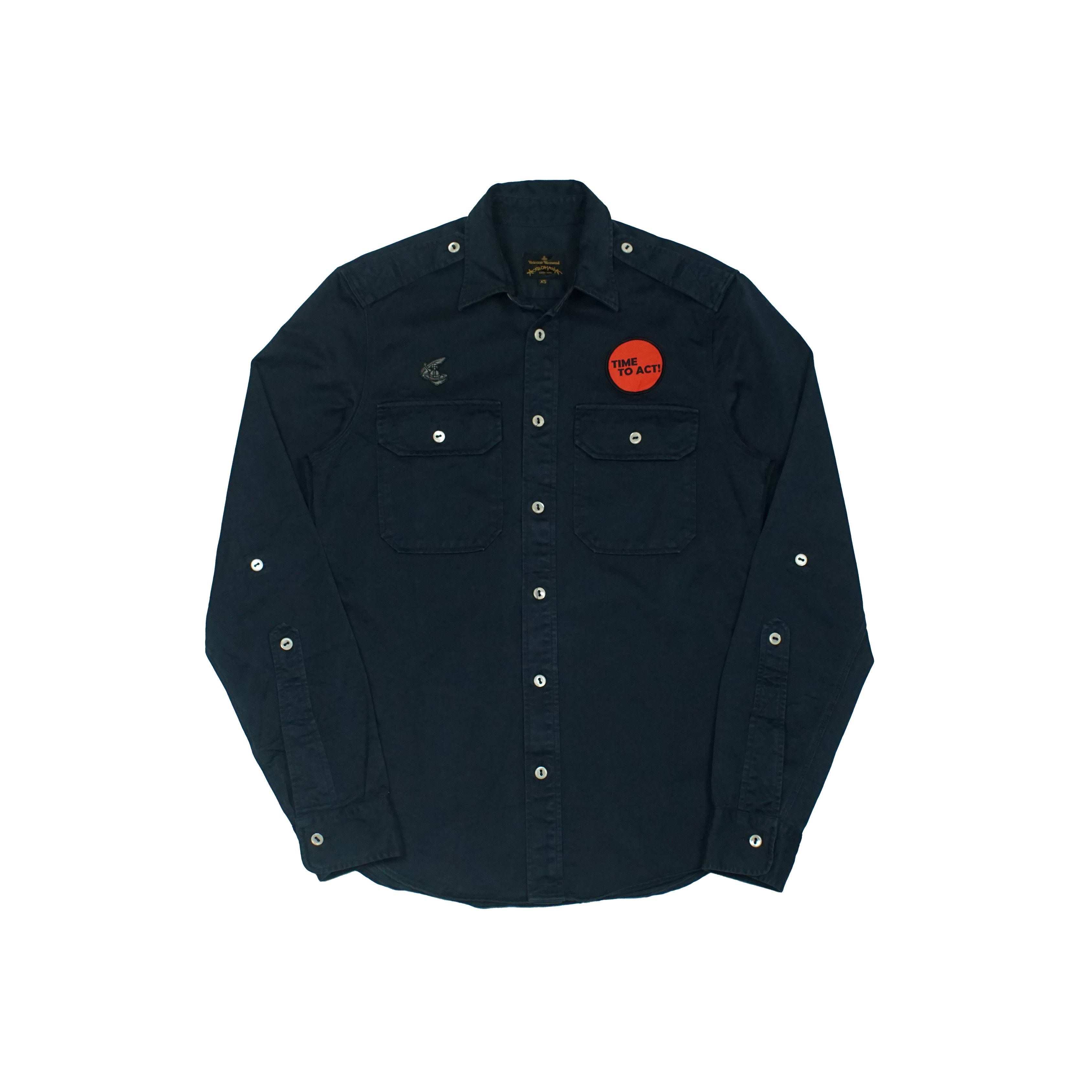 Vivienne Westwood *NoTariff Vivienne Westwood Anglomania Patch Shirt Size ONE SIZE - 1 Thumbnail