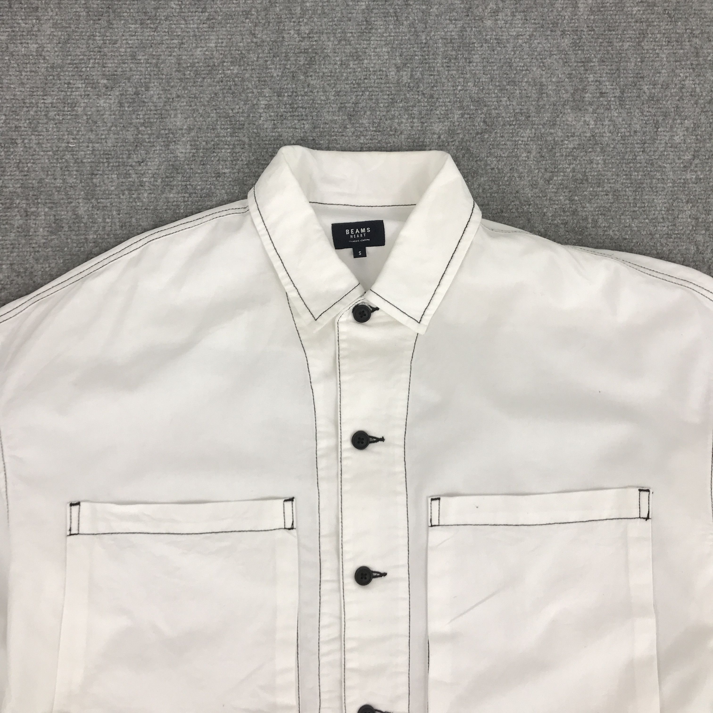 Beams Plus × Japanese Brand BEAMS HEART JAPAN BRAND BUTTON UP JACKET Size US S / EU 44-46 / 1 - 3 Thumbnail