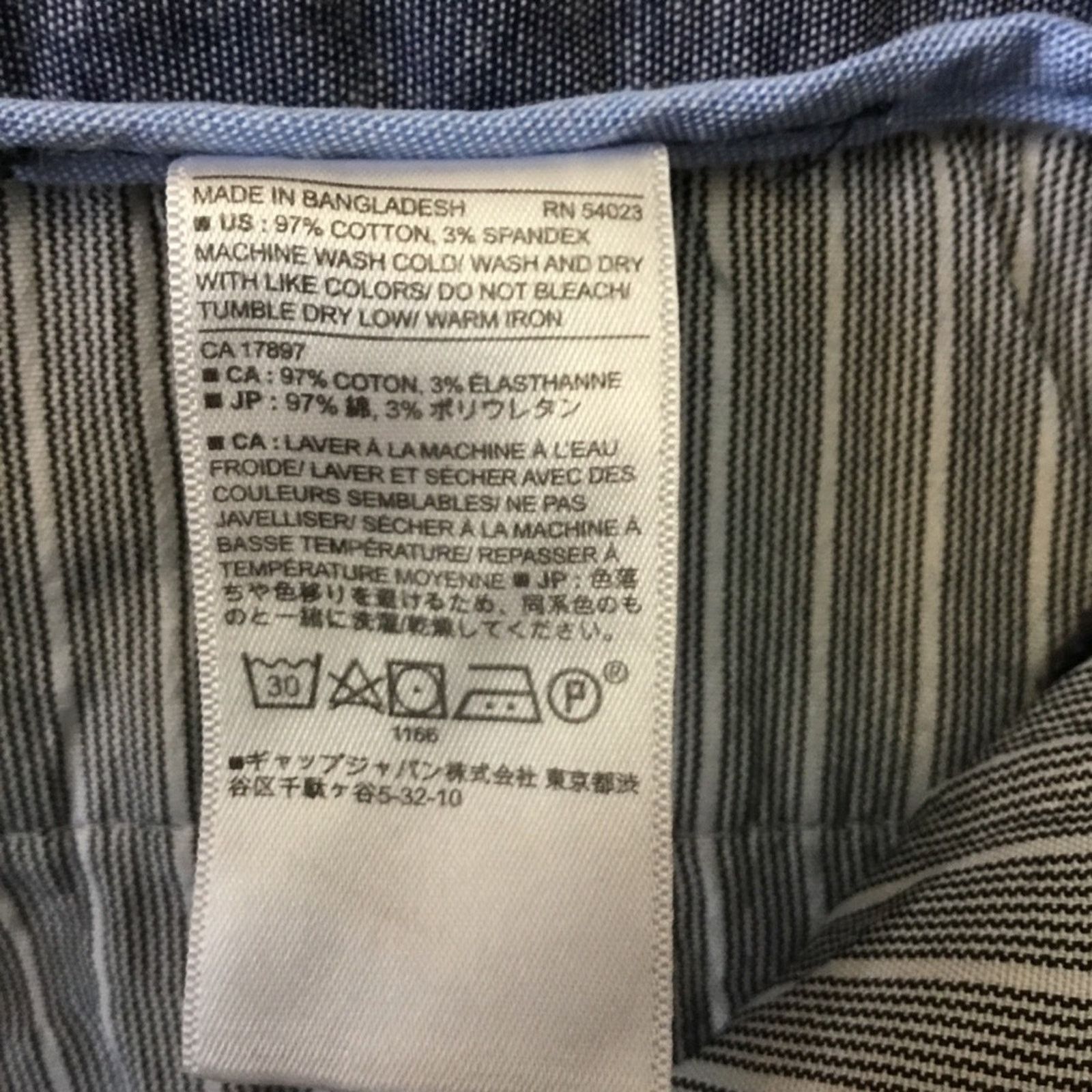Banana Republic Banana Republic Black Men's Flat Front Aiden Strength Chinos Size US 28 / EU 44 - 10 Thumbnail