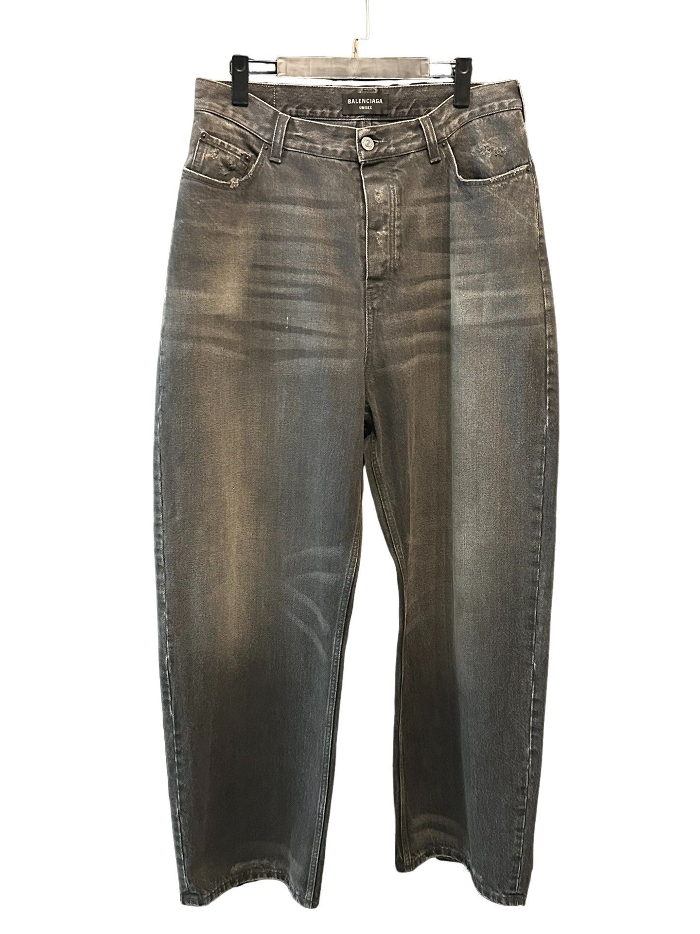 Balenciaga Balenciaga Waxed Denim Jeans | Grailed