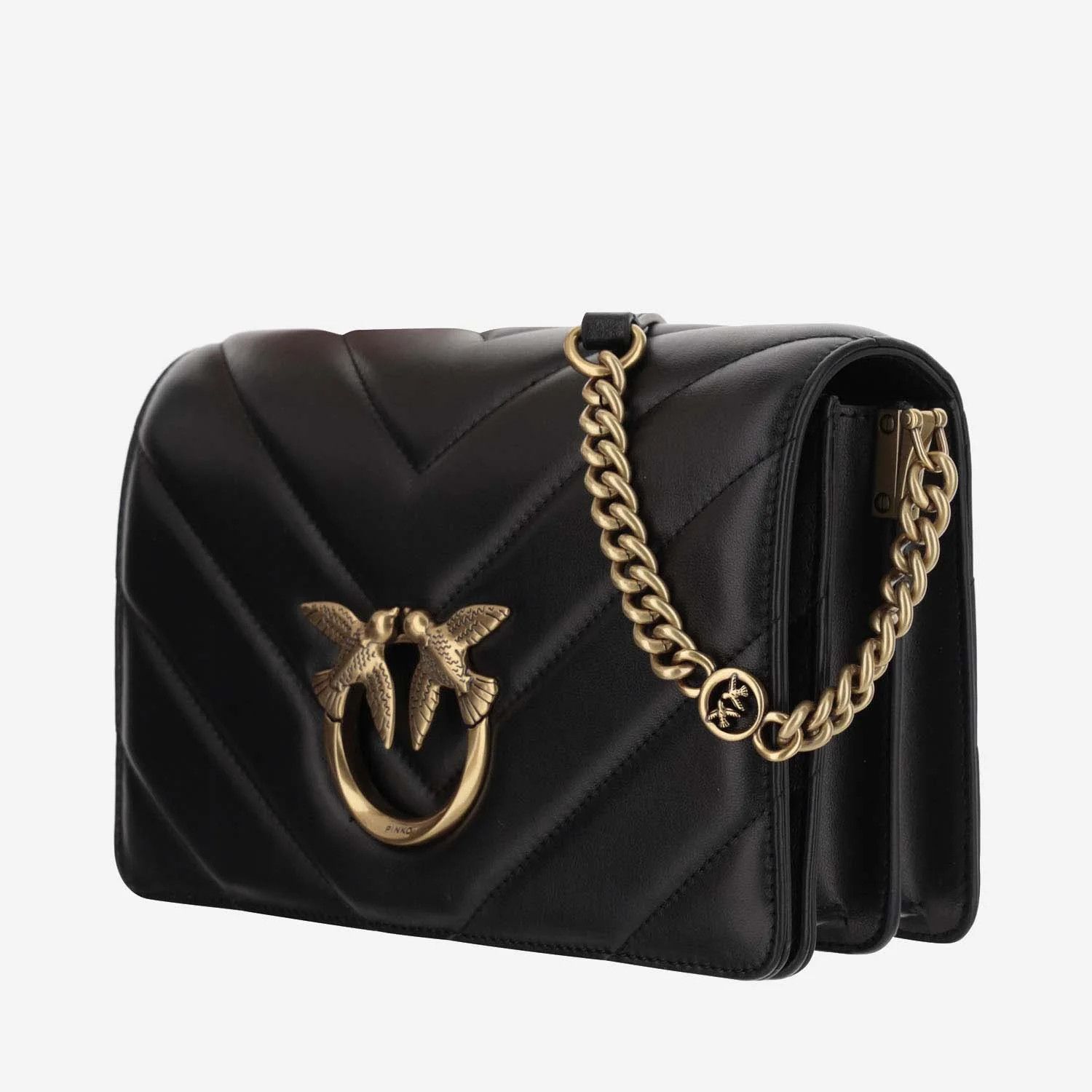 Pinko o1s22i1n0824 Size: OS / Big Chevron Bag in Black Size ONE SIZE - 2 Thumbnail
