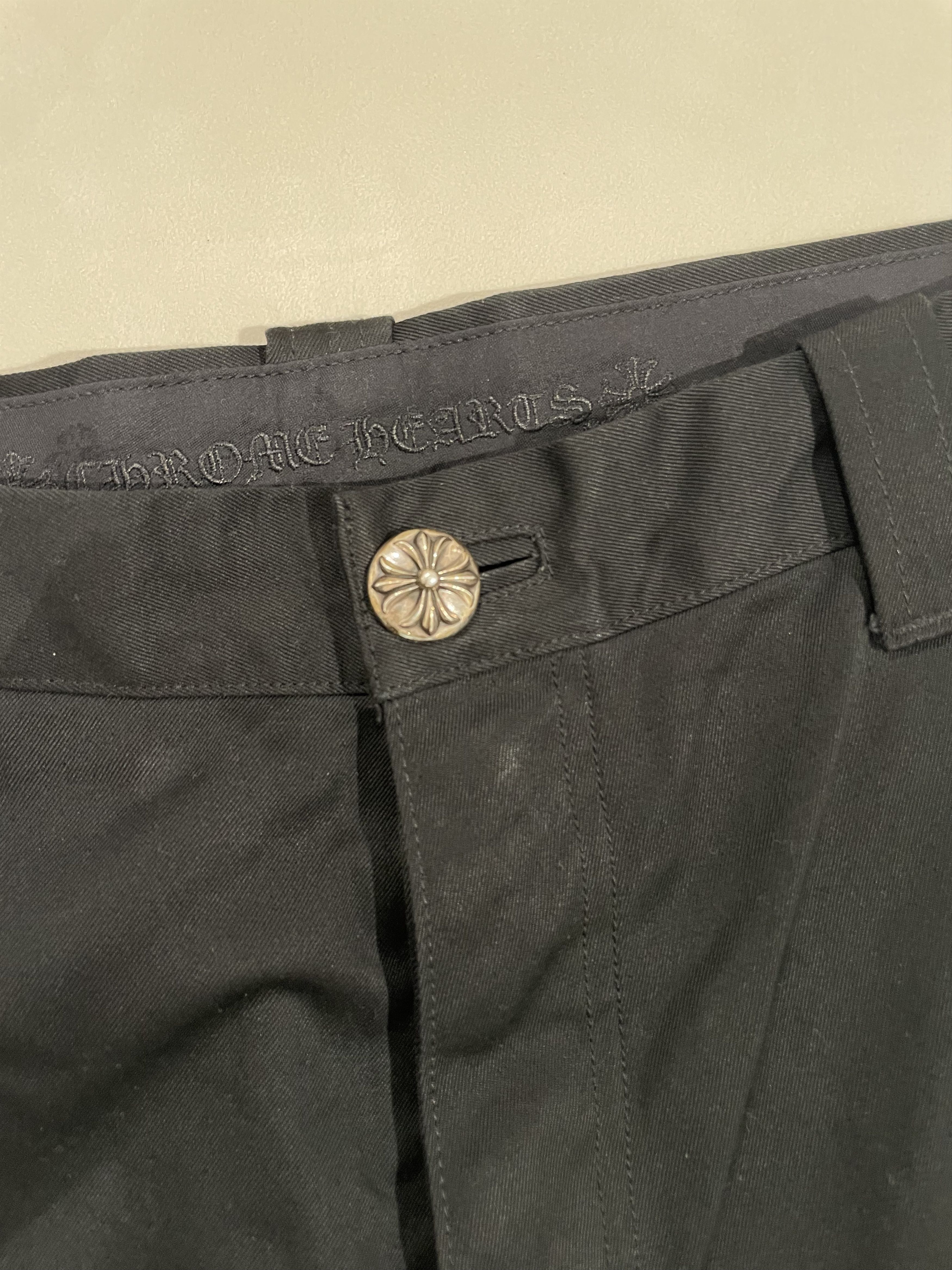 Chrome Hearts Chrome Hearts Leopard Black Cross Leather Patch Jeans Size US 36 / EU 52 - 6 Thumbnail