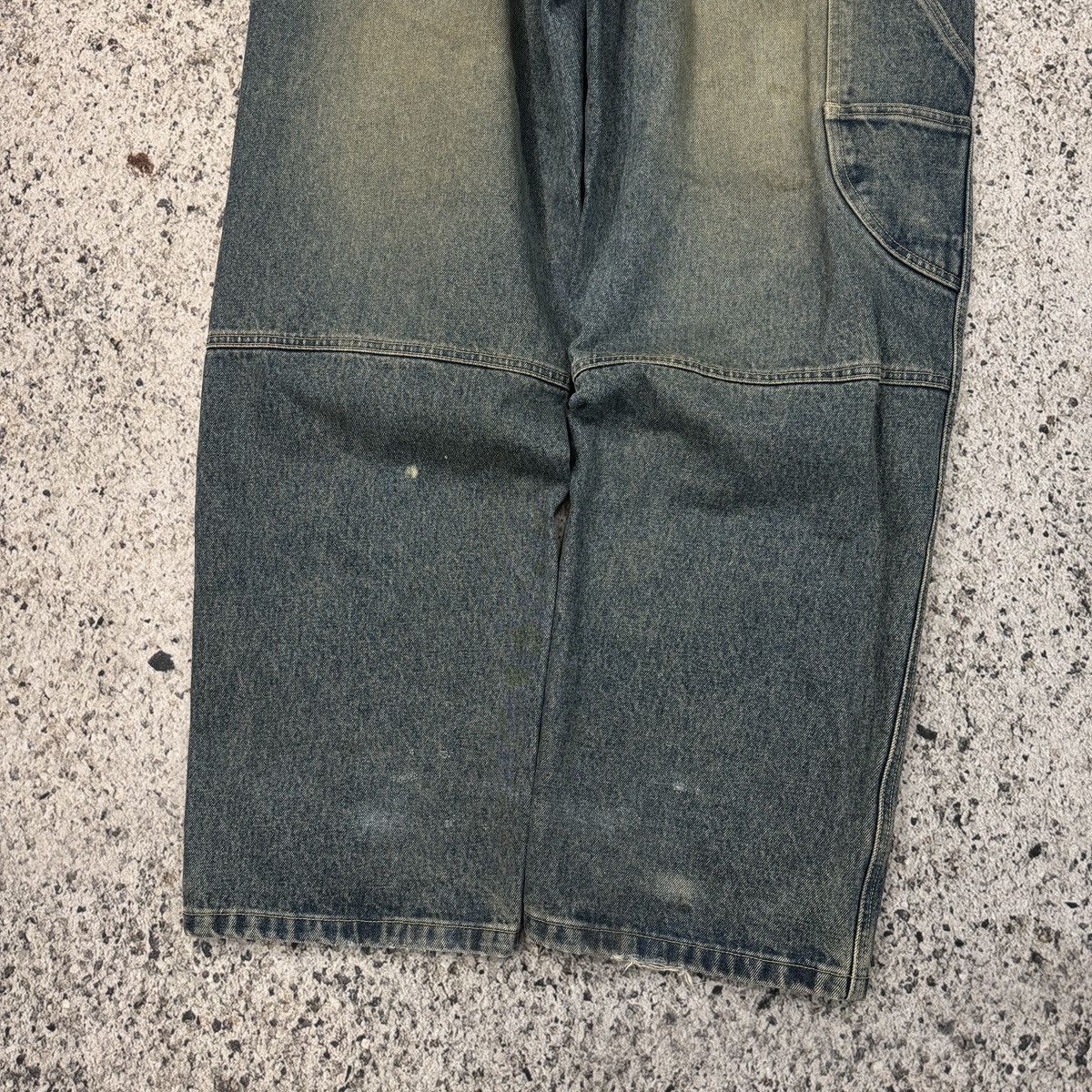 Vintage 90s Faded Vibes Jeans Baggy Wide Leg Skater Denim ERD Grunge Size US 34 / EU 50 - 11 Thumbnail