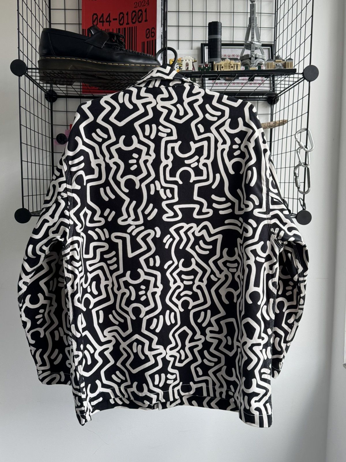 H&M × Keith Haring H&M Keith Haring Twill All Print White Black Jacket Size US M / EU 48-50 / 2 - 6 Thumbnail