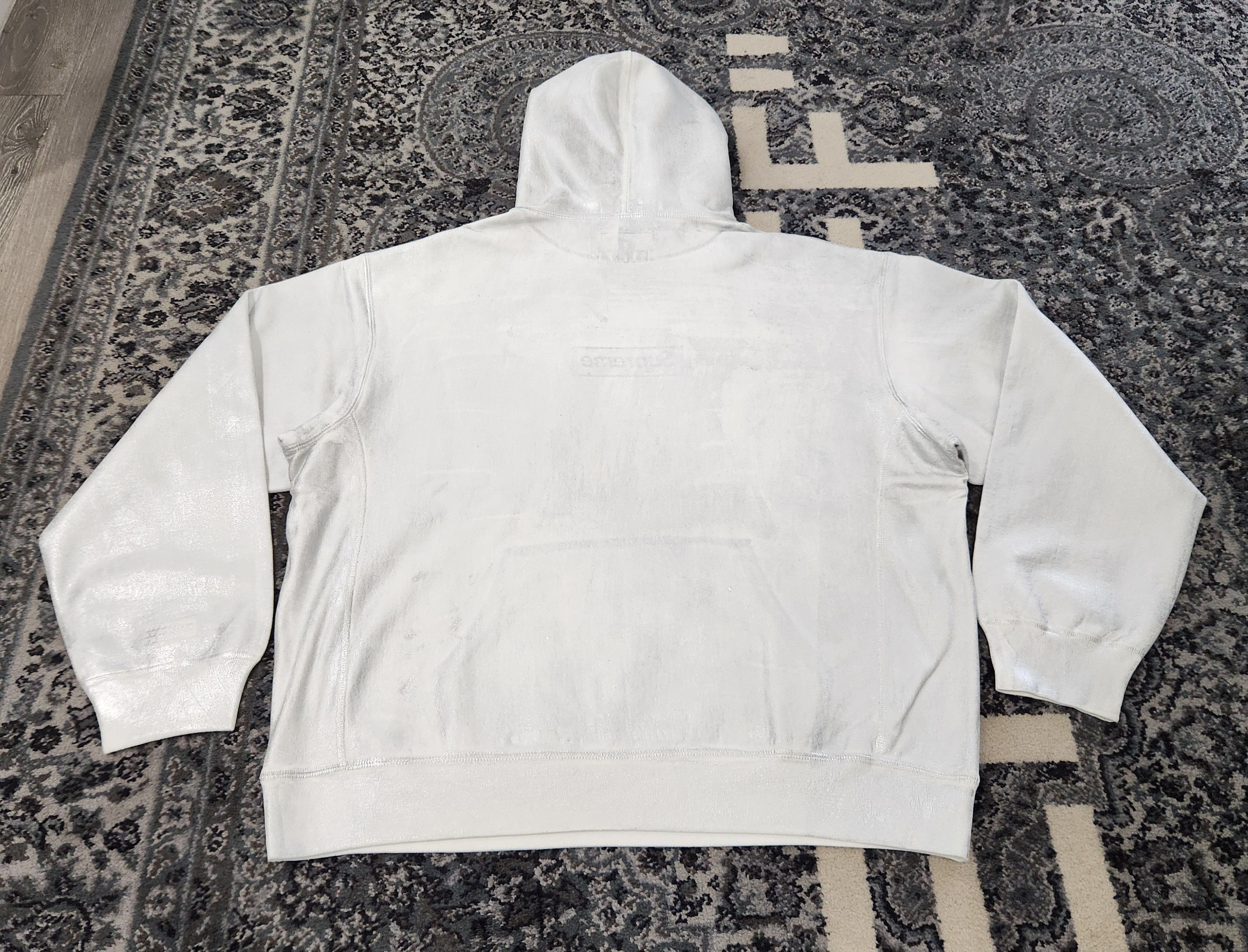 Supreme SUPREME MM6 MAISON MARGIELA FOIL BOX HOODIE - XXL LOGO 